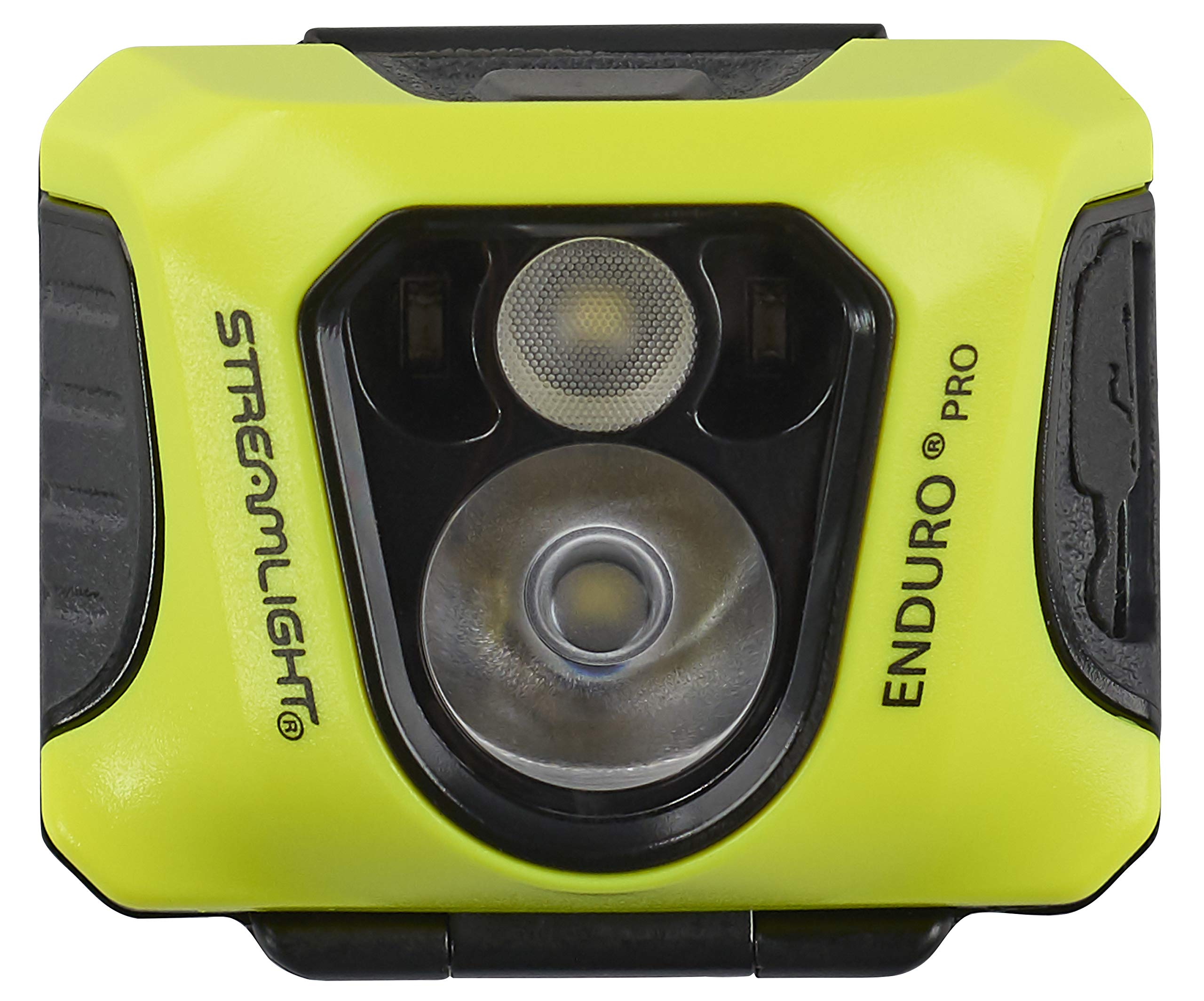 Enduro Pro USB Streamlight 61435 200-Lumen 2080-Candela Ultra-Light LED Rechargeable Headlamp with Spot & Flood Beams, Elastic Head Strap, and USB Cable, Yellow