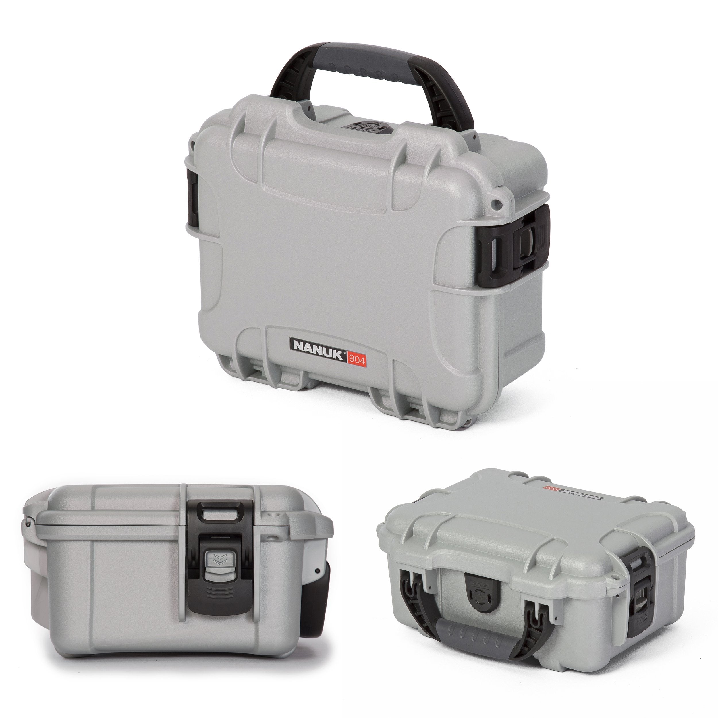 Waterproof Nanuk 904 Hard Case Empty - Silver