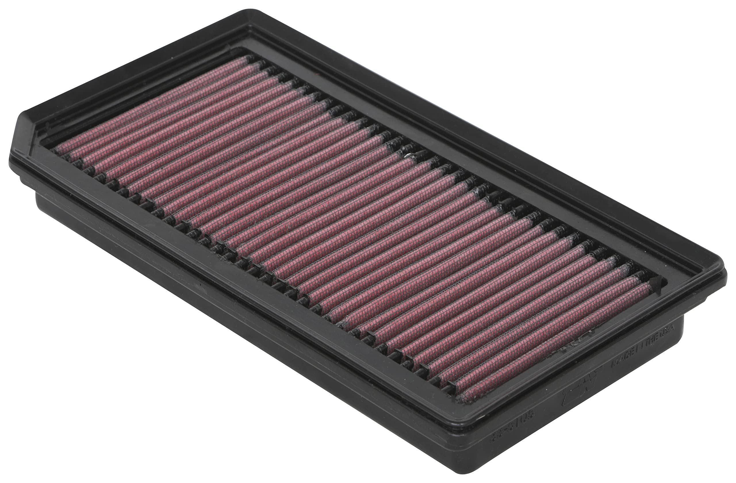 K&N Original High-Flow Lifetime Engine Air Filter: Increase Power: Premium, Washable: Compatible with 2020-2025 Cadillac: CT4, CT5, 33-5105