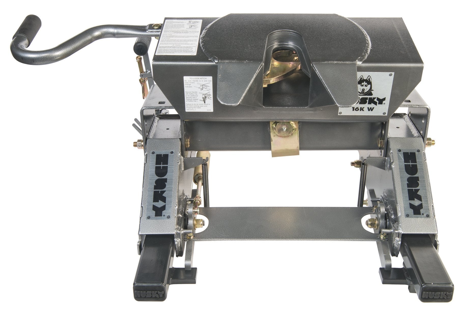 Husky 16K-W Wrap Around Jaw 5th Wheel Hitch with Glider, 16,000 lb Capacity 31667