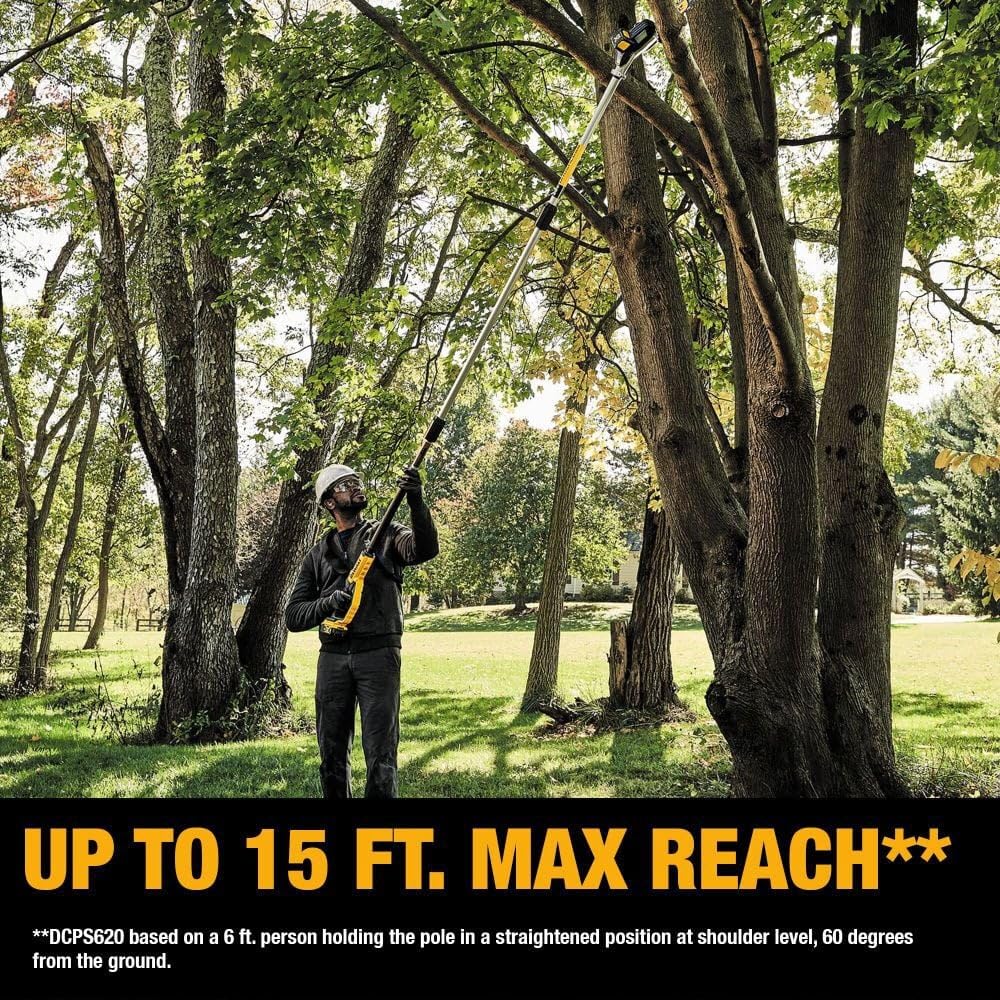 DEWALT 20V MAX* Cordless Pole Saw and Pole Hedge Trimmer Combo Kit DCKO86M1