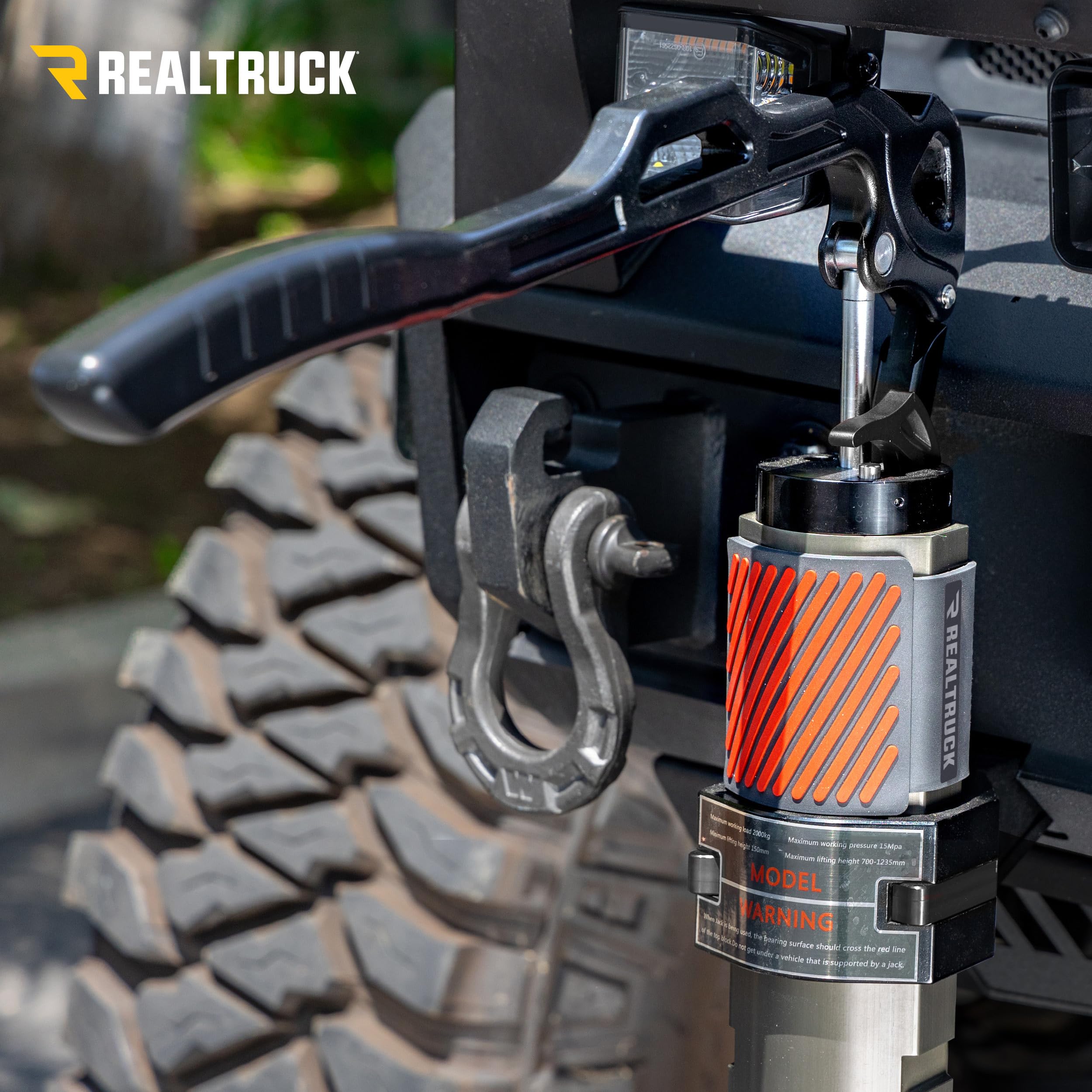 Go Rhino El Gato XG-RJ50010B Hydraulic High-Lift Recovery Jack, Black