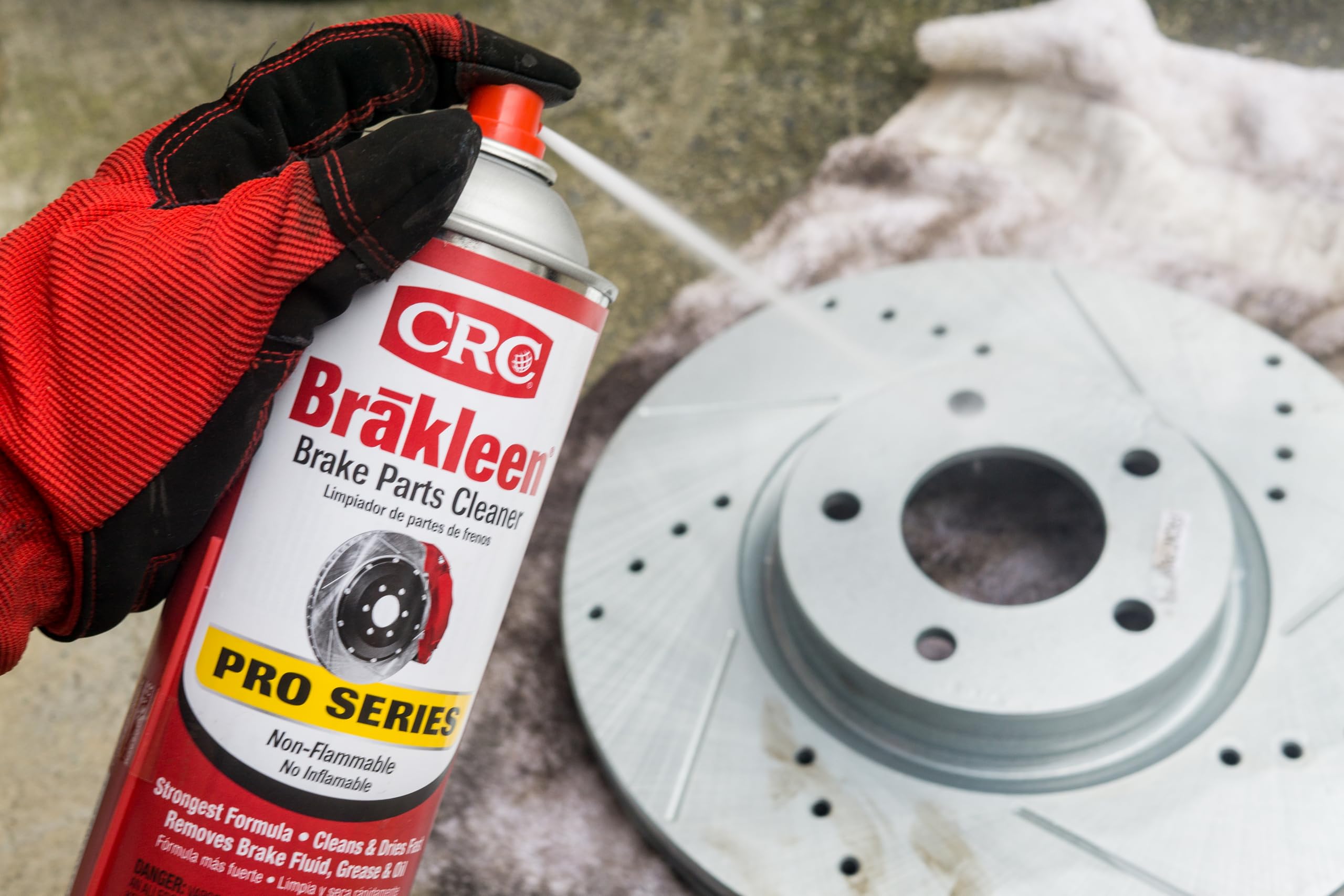 Brake Cleaner CRC Brakleen Pro Series Non-Flammable, 29 oz, [1 Pack] 1003709