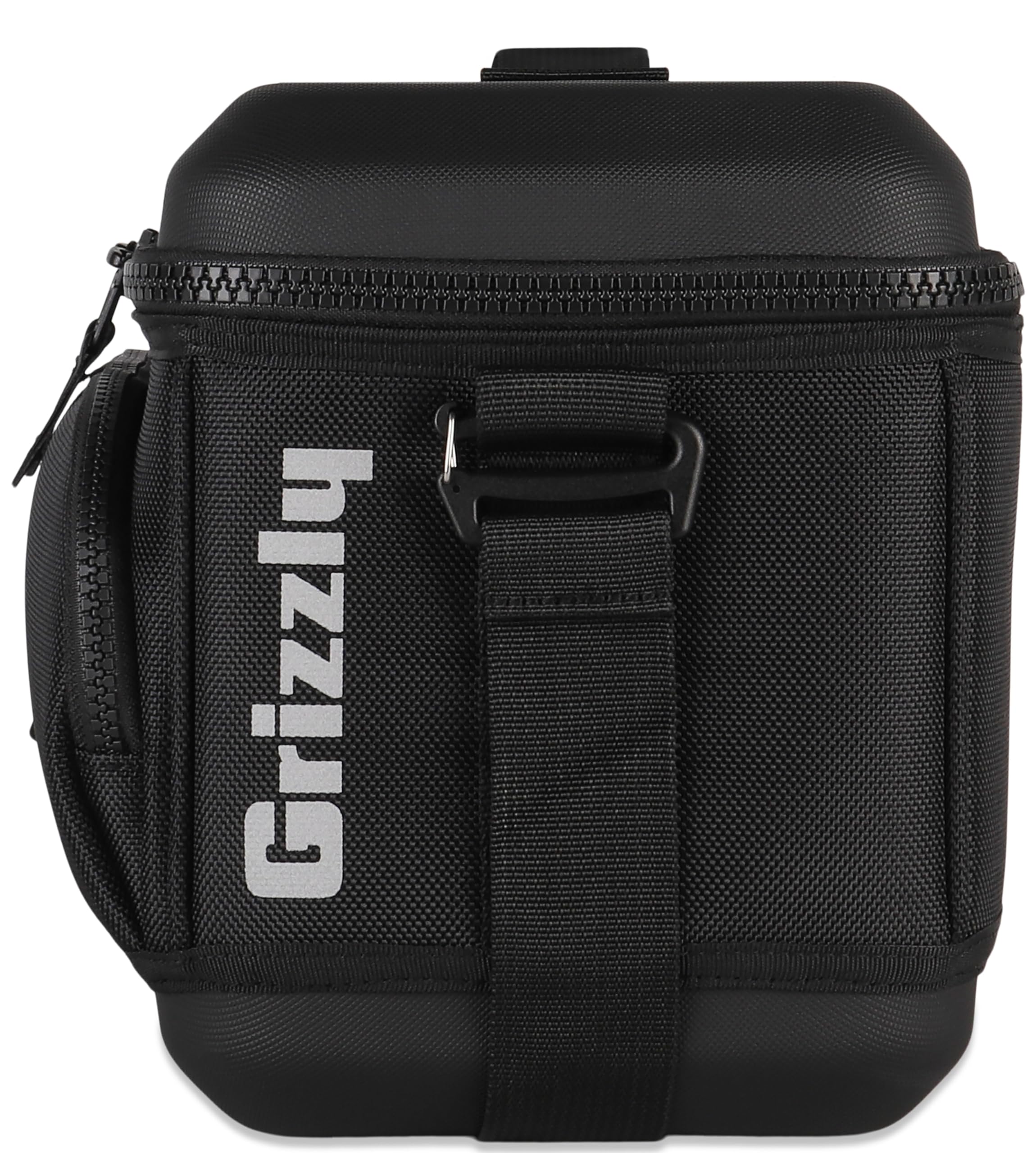 Drifter Grizzly 6-Pack | Flip-top Soft Cooler Bag | Ice Chest for Beach Boat Camping Car Fishing Golf Hiking Hunting Lunch Picnic | Lightweight Portable Insulated Waterproof | Blackout