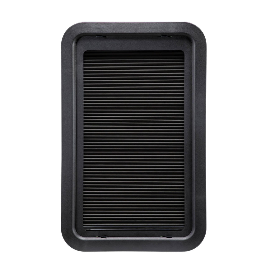 EcoCell Thin Shade Lippert Complete RV Window Kit for Entry Doors with Frame, Tinted Glass, Horizontal Blind, Sun-Blocking Protection, Easy Sliding Operation, Quick Installation - 2025009148