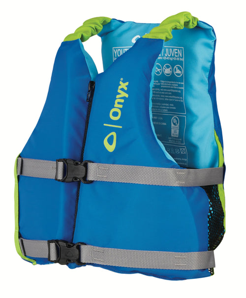 Youth ONYX Paddle Sports Life Jacket, Blue