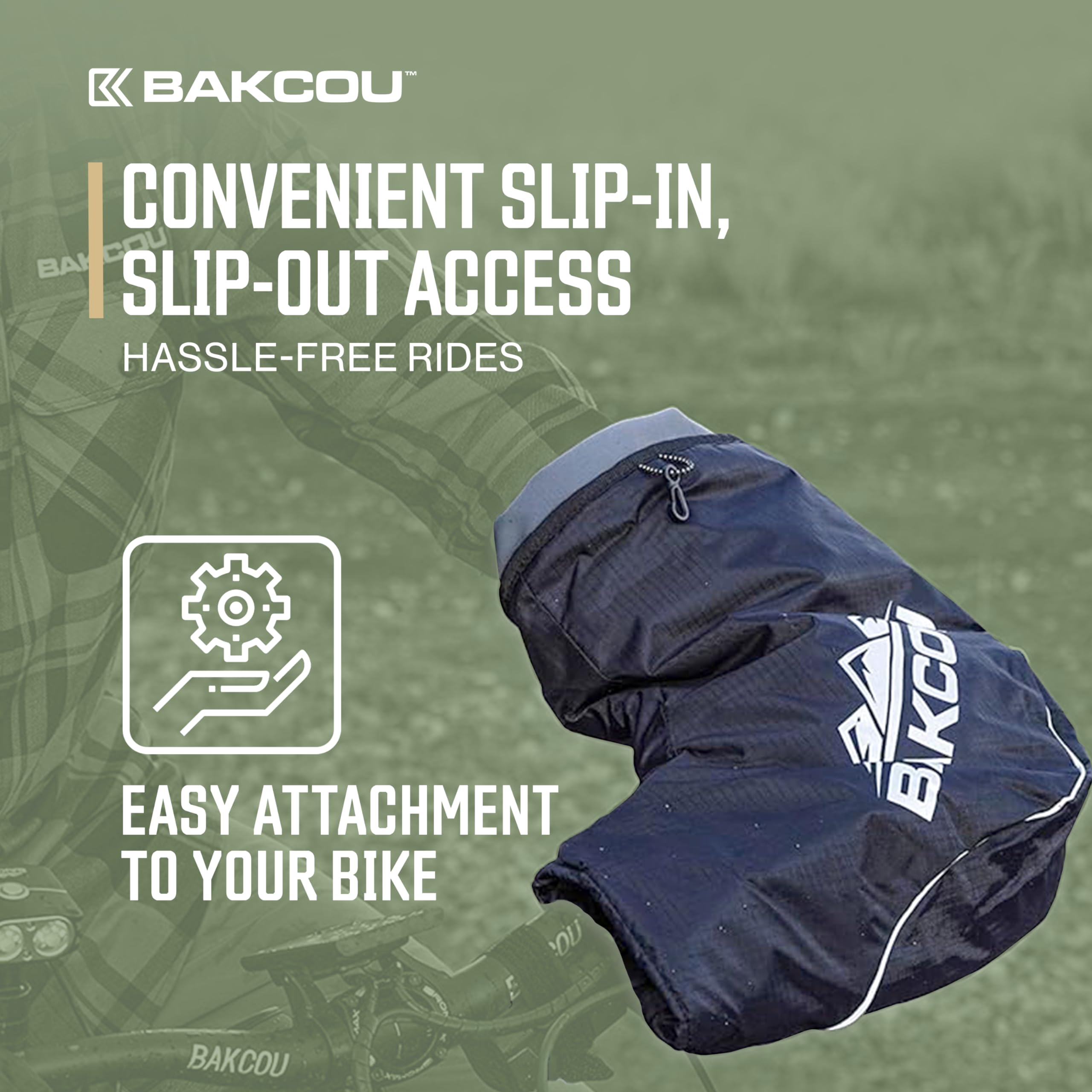 Cold Weather Bakcou Handlebar Mitts - Windproof, Waterproof, Oversized for Rain, Snow, and Cold, Weatherproof Mittens to Keep You Cozy