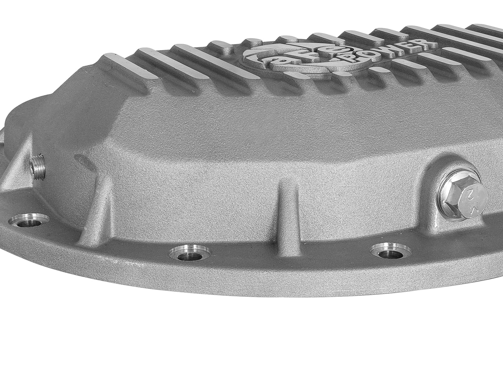 aFe POWER Front Differential Cover Street Series Raw w/Machined Fins - #46-70400 - Dodge Trucks 2500/3500 13-23 (AAM 9.25-12)