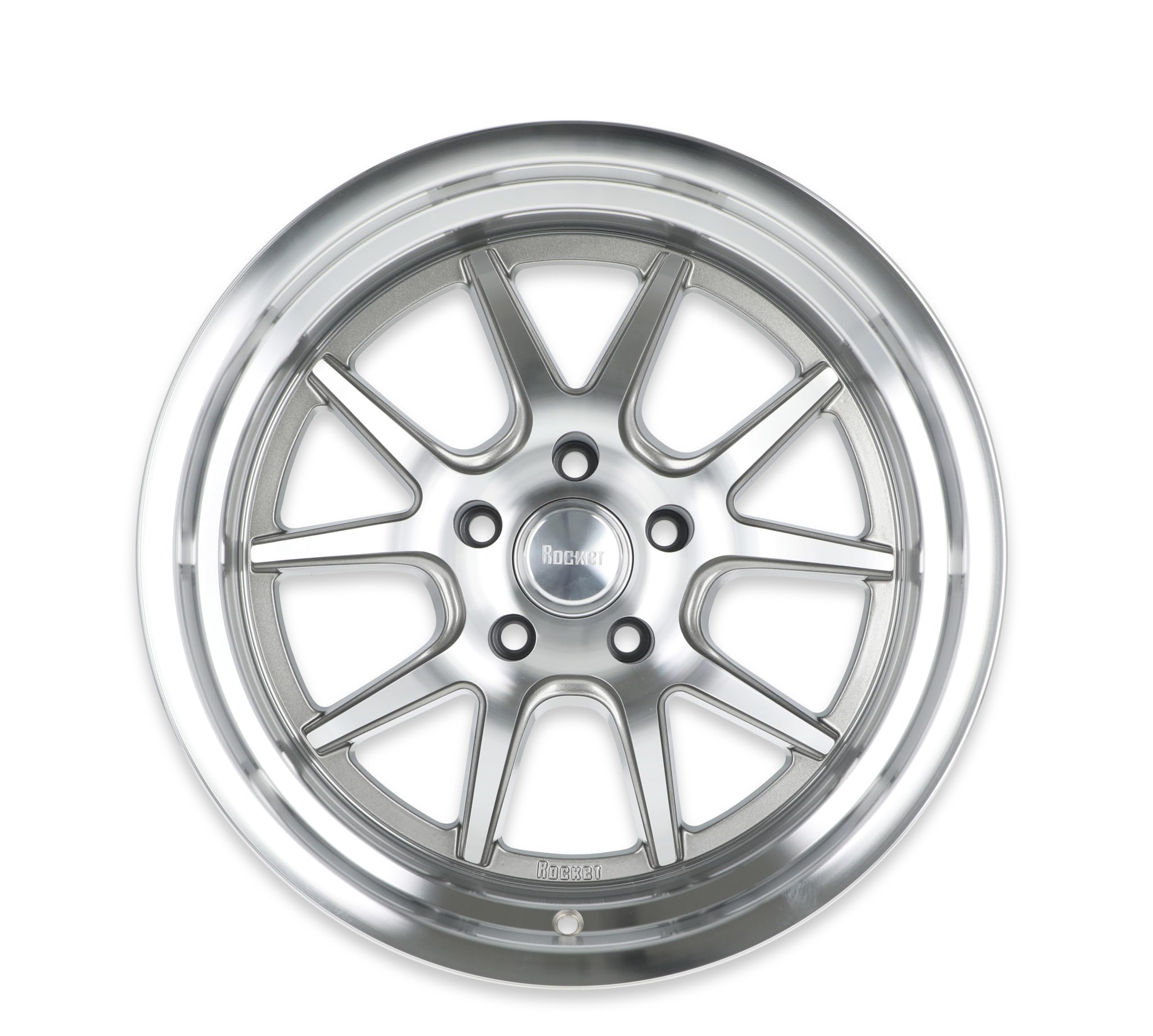 TTR19-896155 Rocket Racing Wheels 18x9 Attack Machined 5x4.75 5.5 bs