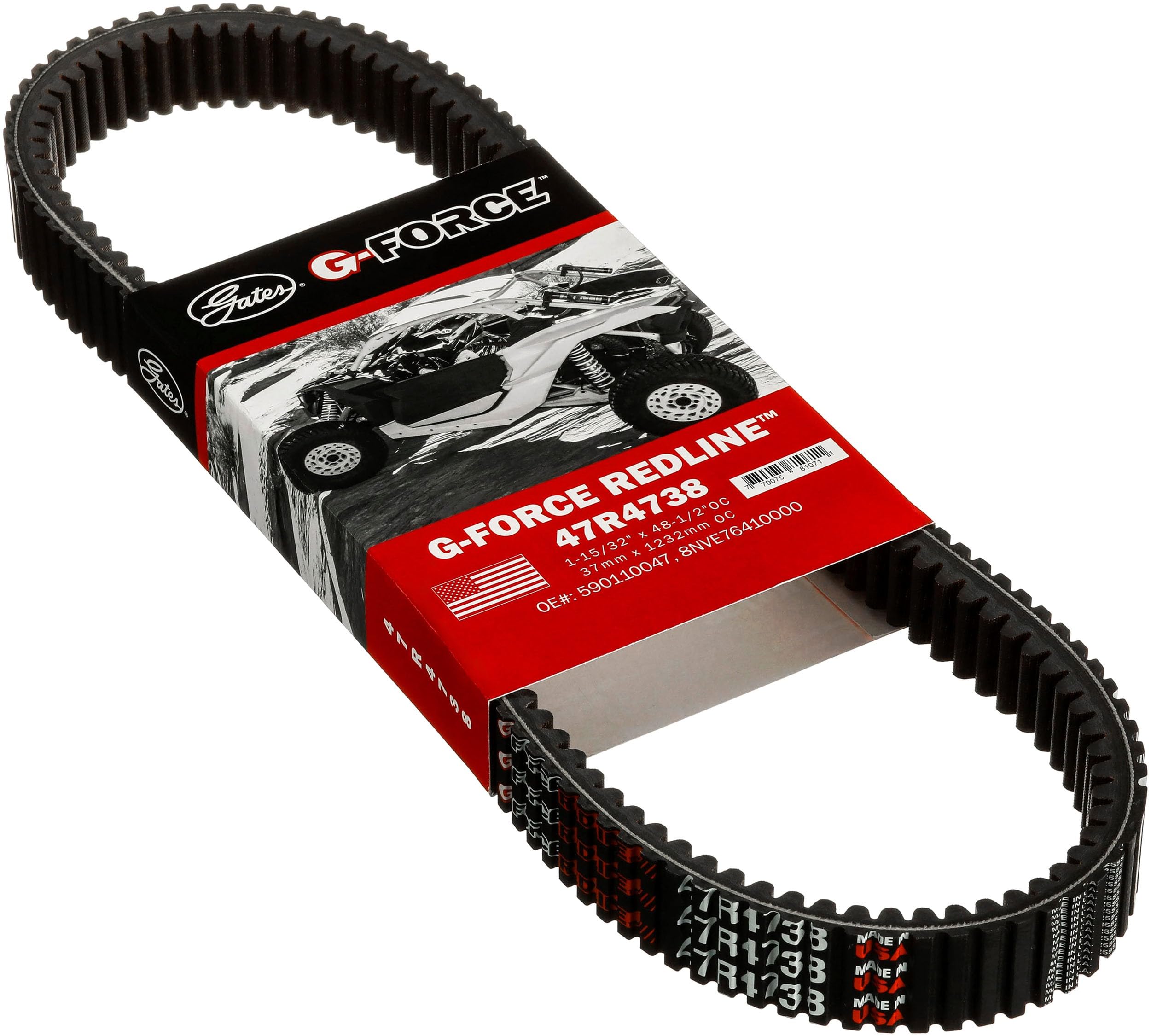 G-Force Gates RedLine Continuously Variable Transmission (CVT) Belt 47R4738