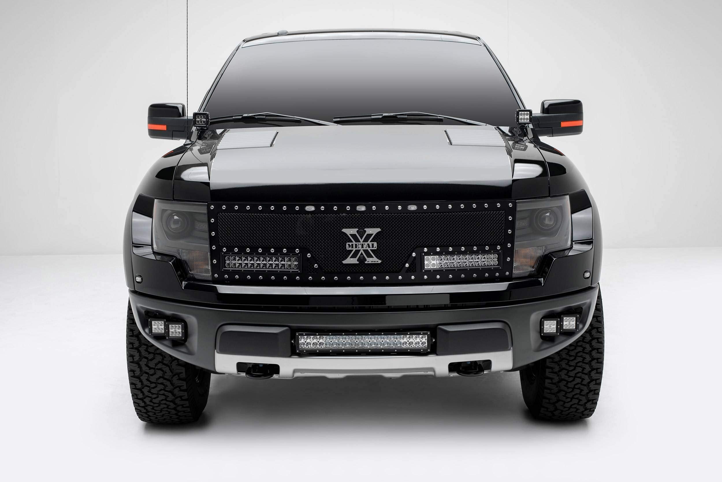 ZROADZ 2010-2014 FORD Z325661 F150-RAPTOR Black Front Bumper LED Bracket