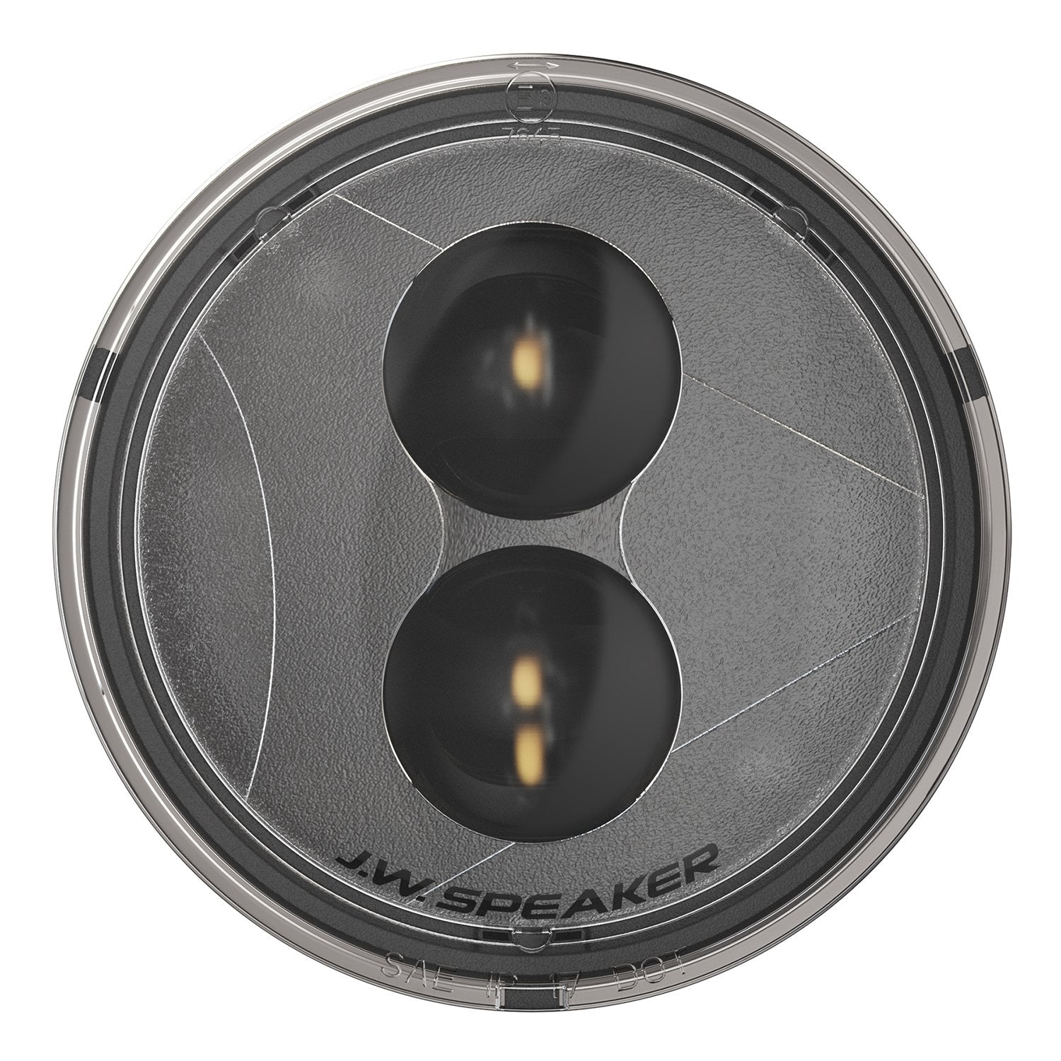 Model 239 J2 12V DOT/ECE LED Round Turn Signals J.W. Speaker 0346493 with Clear Lens - 2 Light Kit