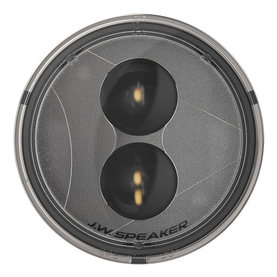 Model 239 J2 12V DOT/ECE LED Round Turn Signals J.W. Speaker 0346493 with Clear Lens - 2 Light Kit