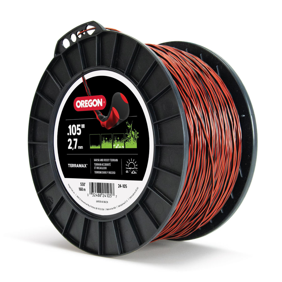 TerraMax Oregon .105" Diameter String Trimmer Line, 3lb Spool (24-105)