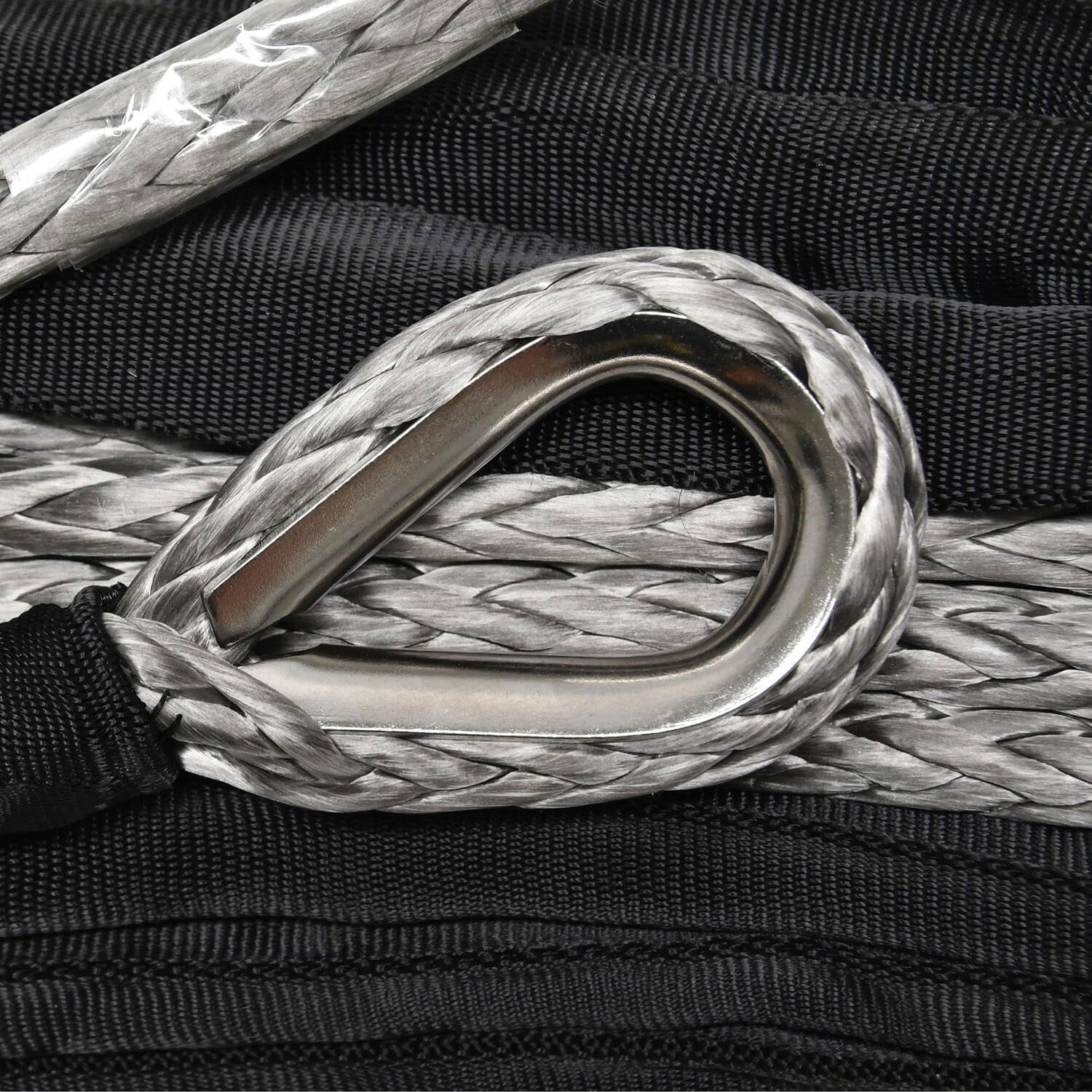 Synthetic Winch Rope Superwinch 90-24595 3/8" x 80' fits SX10SR SX12SR Tiger Shark 9500SR Tiger Shark 11500SR Winches