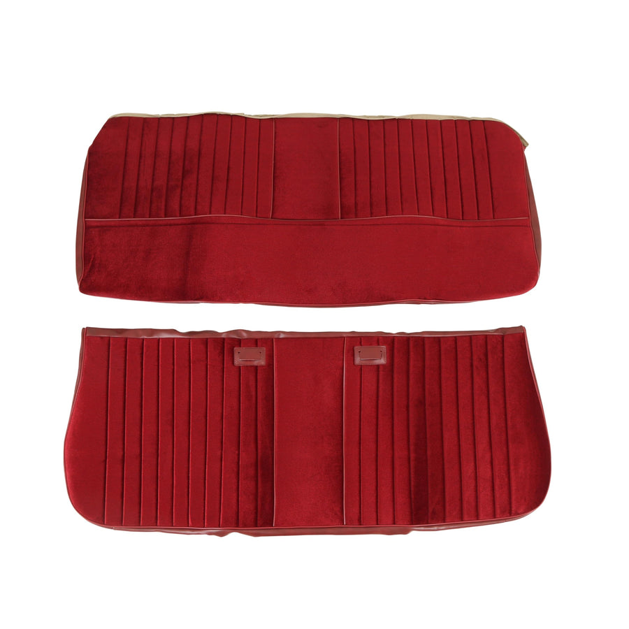 Bench Seat Cover-Vinyl w/Vinyl/Velour-Maroon/Burgundy Brothers Trucks UP87C01MAROON