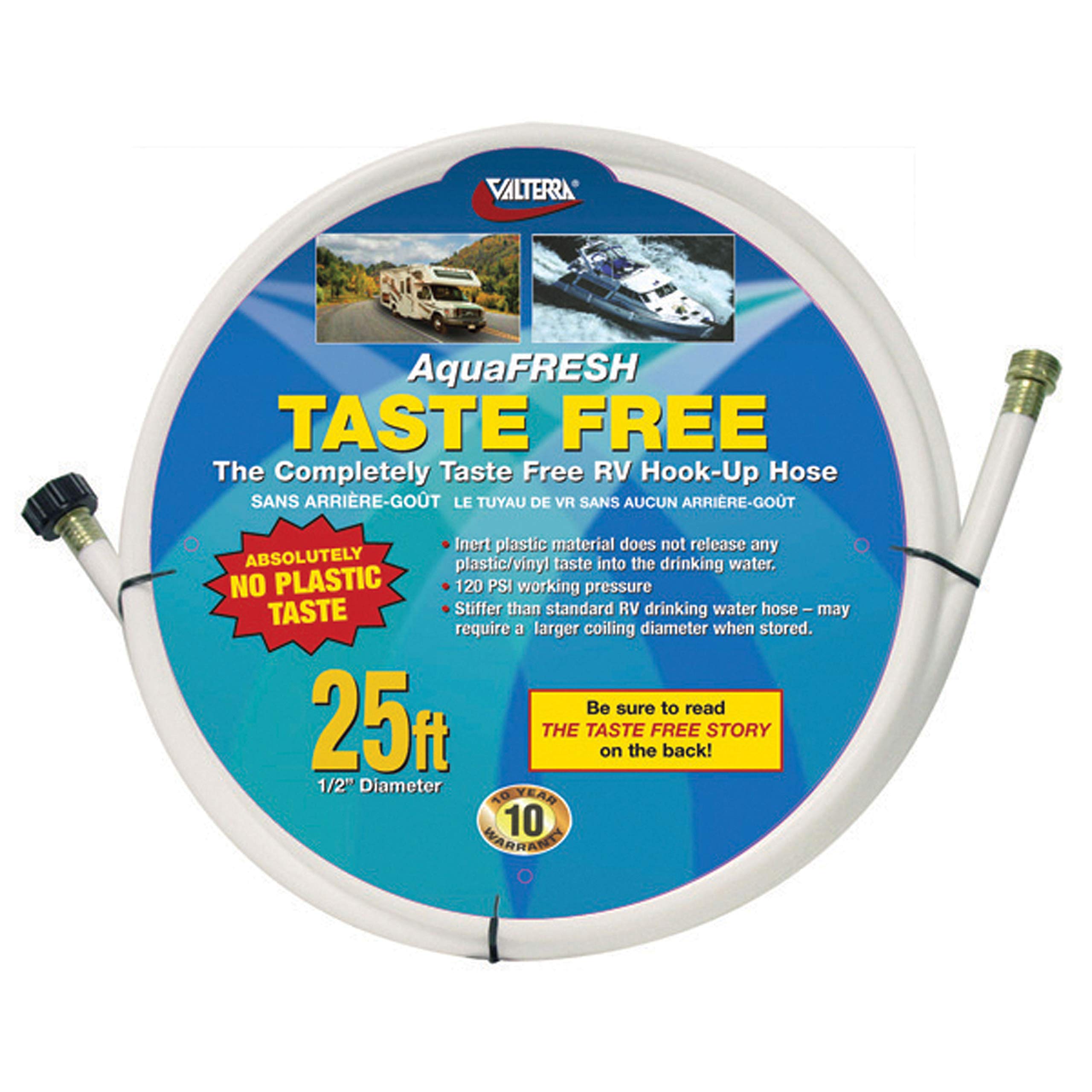 AquaFresh Taste-Free Drinking Water Hose Valterra W01-0004 - 25',White