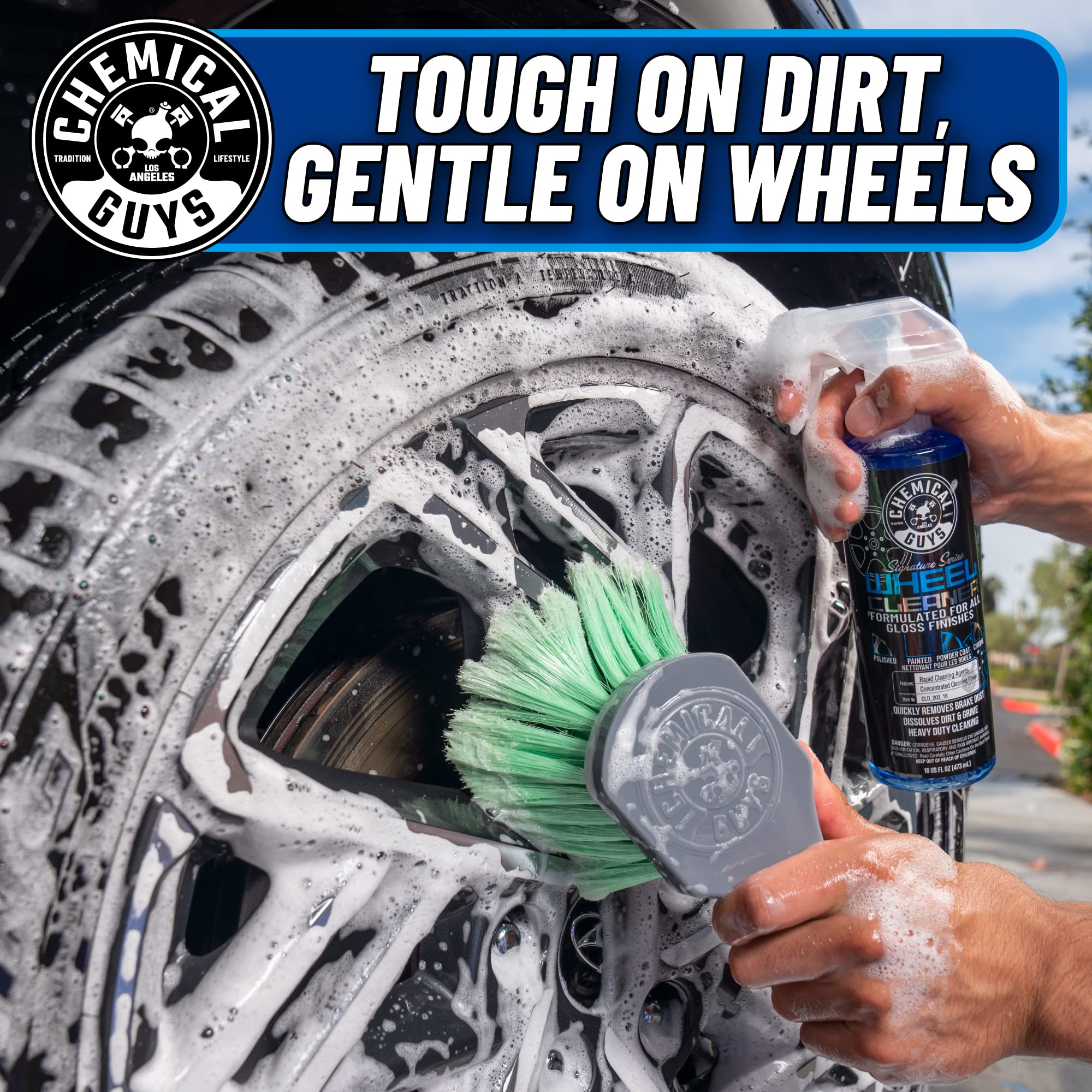 Chemical Guys Signature Series CLD_203 Wheel Cleaner, Formated For All Gloss Finishes, Safe for Cars, Trucks, SUVs, Motorcycles, RVs & More 128 fl oz (1 Gallon)
