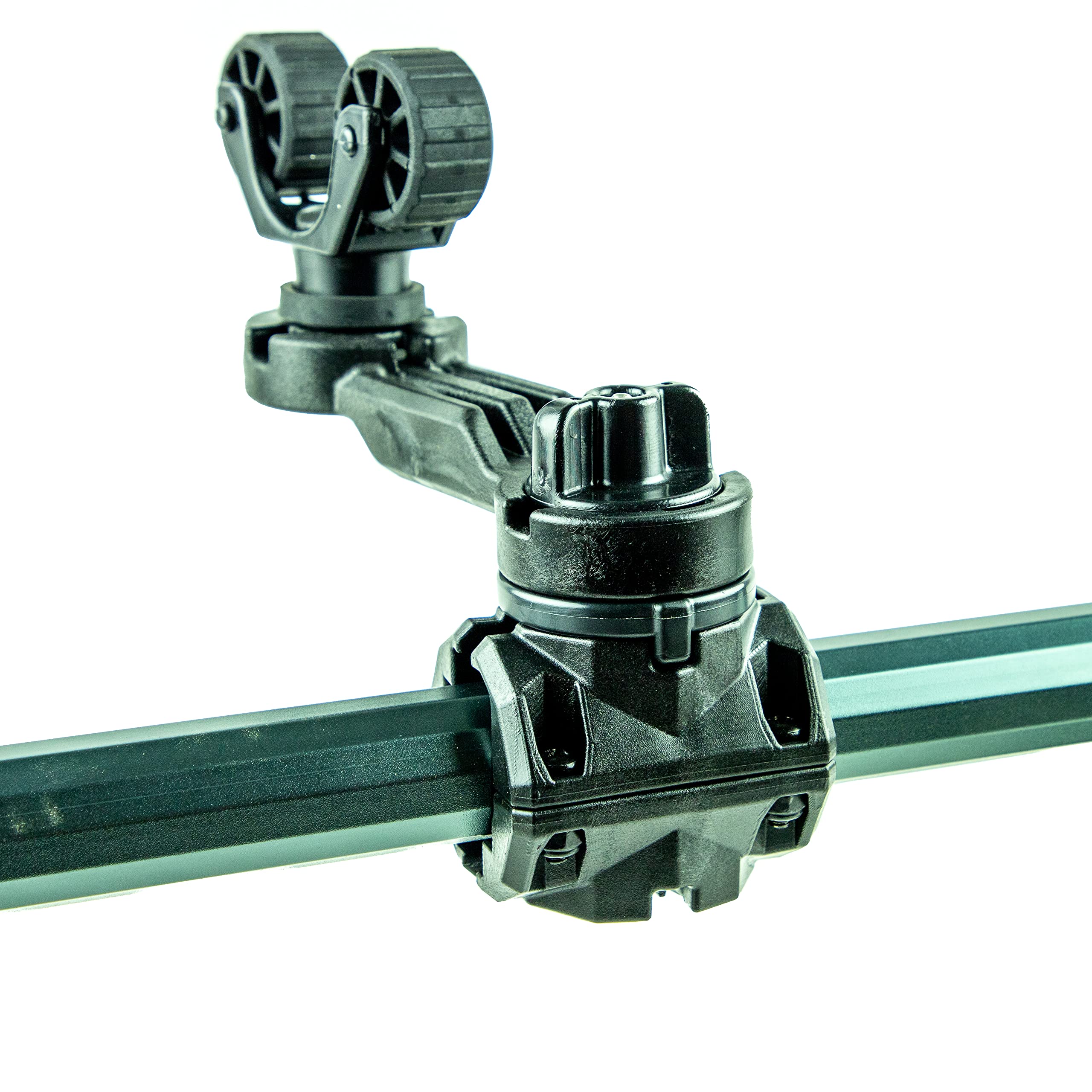MightyMount Duo Rail Adapter, YakAttack Black - Single Pack, Compatible with Hobie H-Rail (MMBC-1003) | Kayak Fishing Accessories