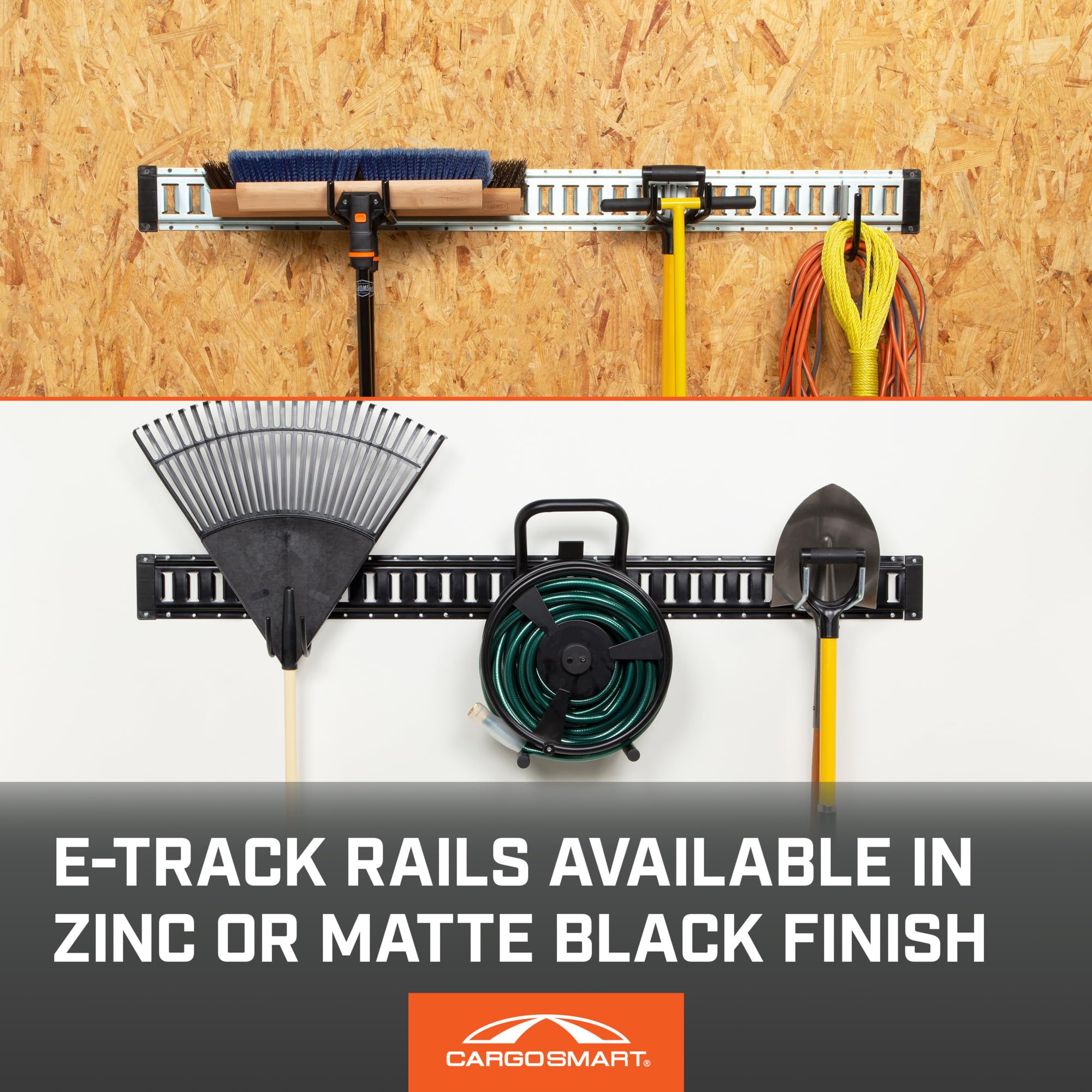 Horizontal CargoSmart E-Track Rail - 60in.L x 5in.W