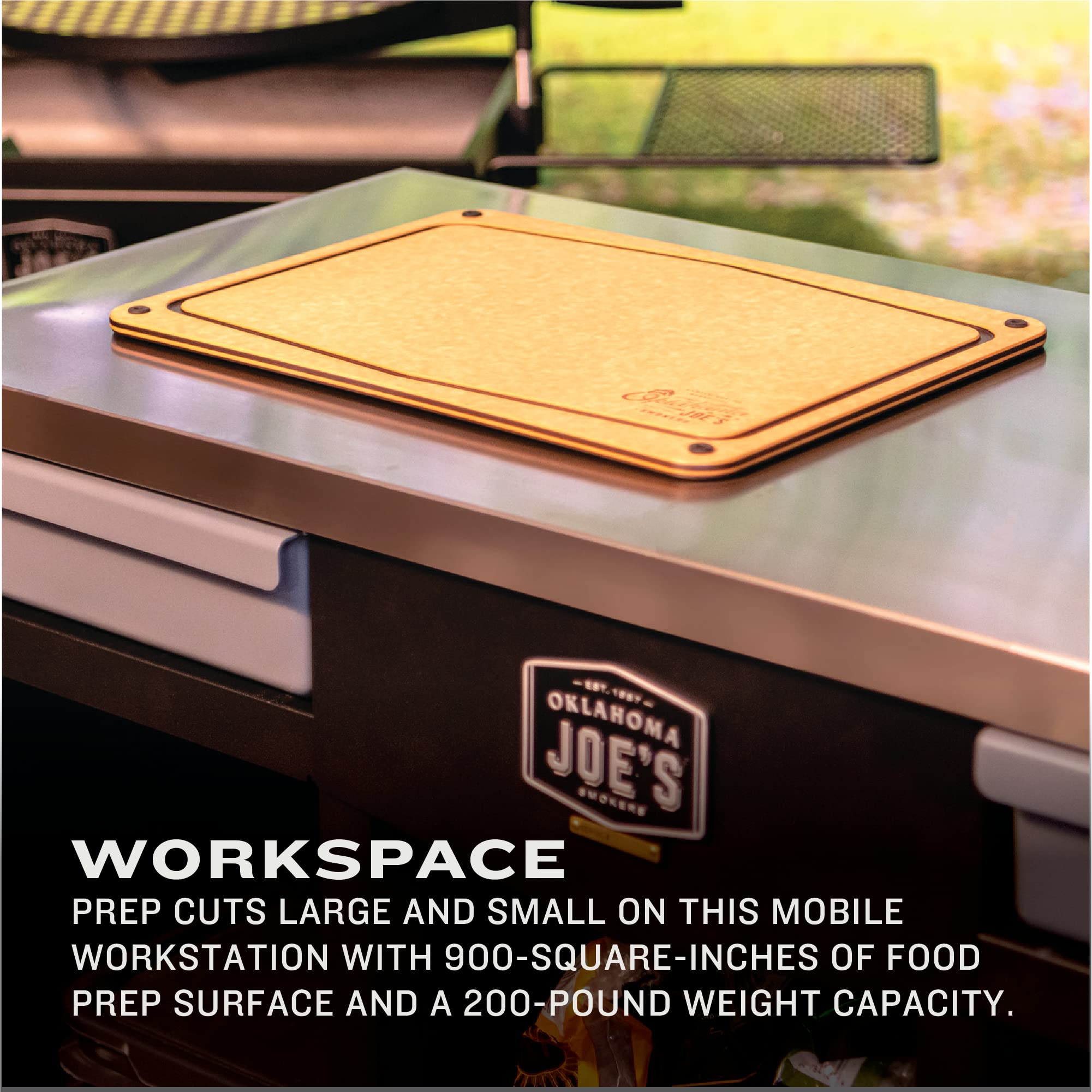 Workstation DLX Oklahoma Joe's Prep & Storage Cart - 23252169