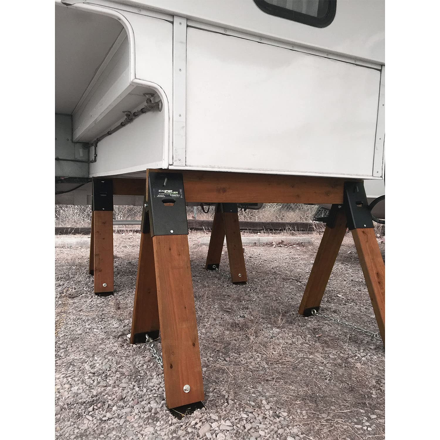 Torklift A7010 Storage Packer Camper Stabilizer Structural Support Base for Camper Frame & Jacks w/ 6,000 Pound Capacity (Brackets Only)