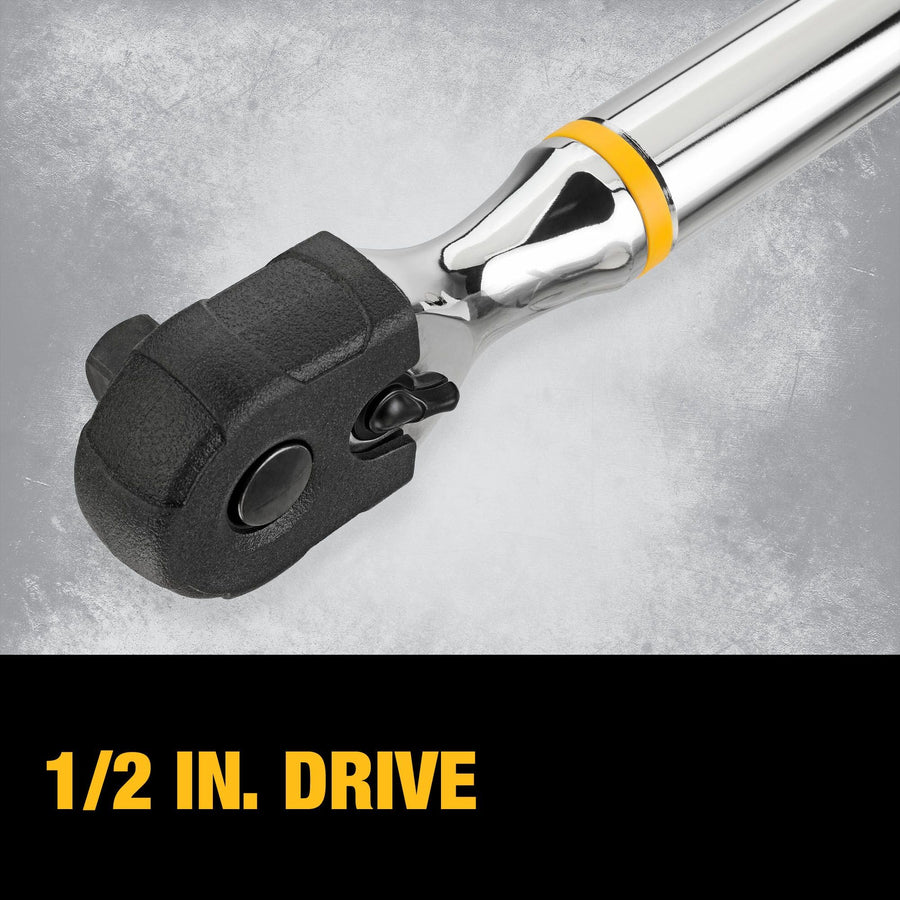 Digital Torque Wrench DEWALT, 1/2 inch Drive, 50-250 FT-LB, with Storage Case (DWMT17060)