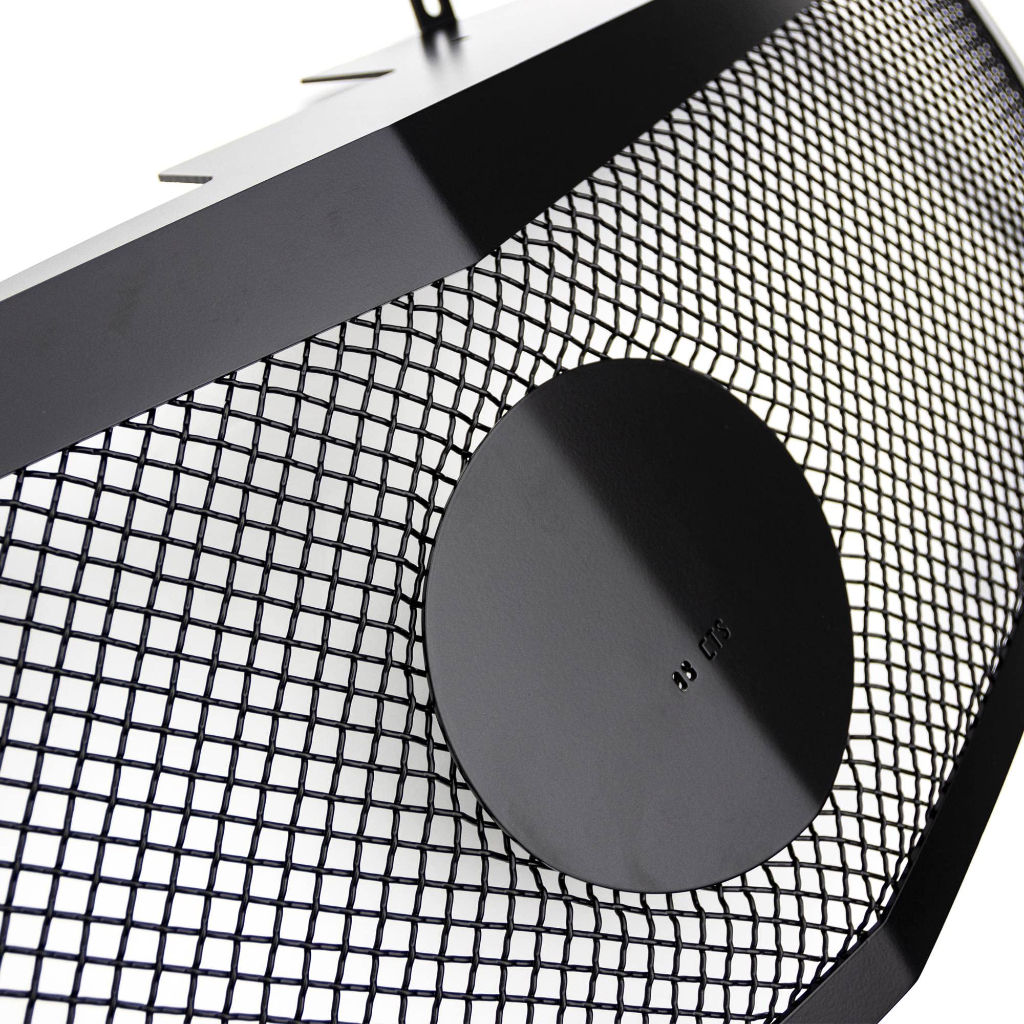 Upper Class T-Rex 51197 Formed Mesh Black Powder Coat Steel Grille with Recessed Logo Area