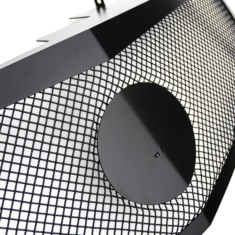 Upper Class T-Rex 51197 Formed Mesh Black Powder Coat Steel Grille with Recessed Logo Area