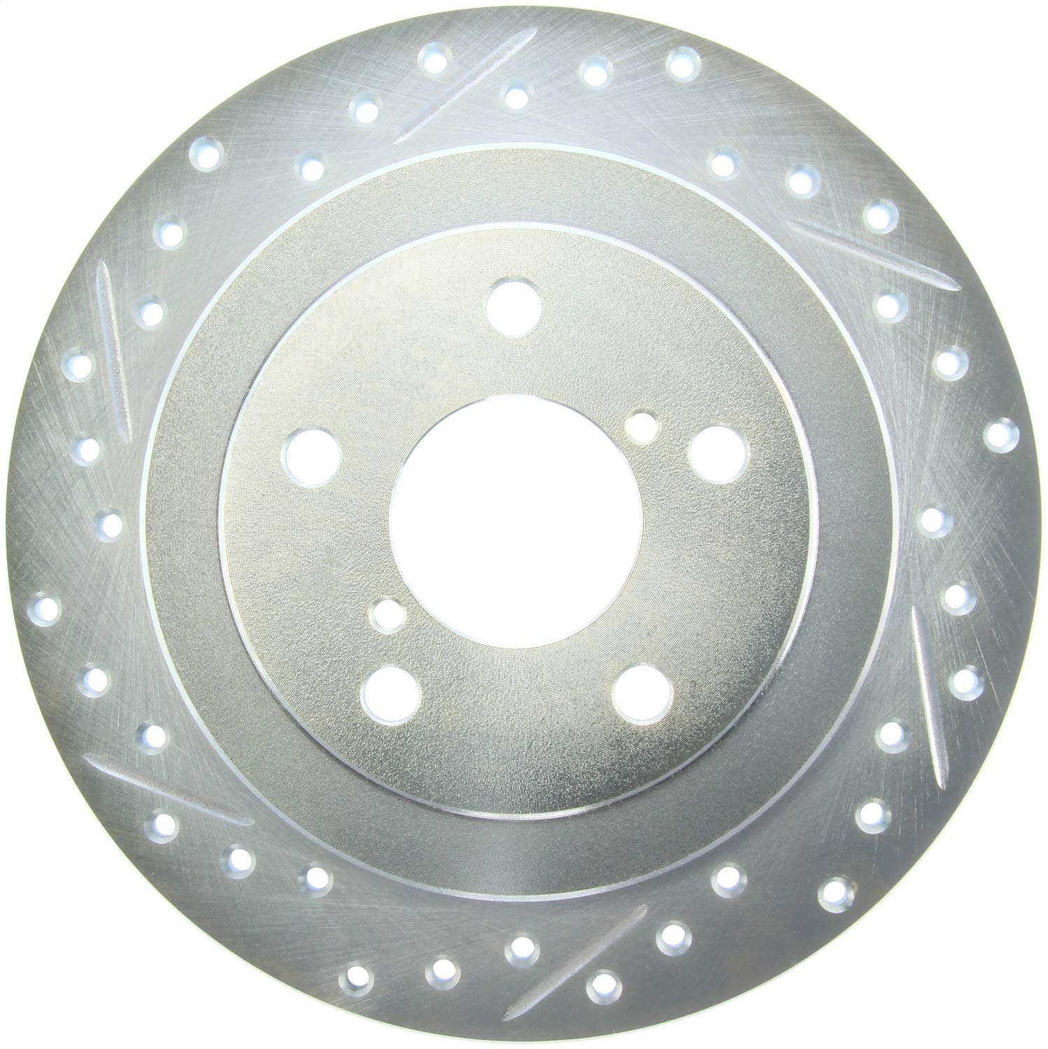 StopTech 227.47011R Brake Rotor Select Sport Drilled and Slotted; Rear Right
