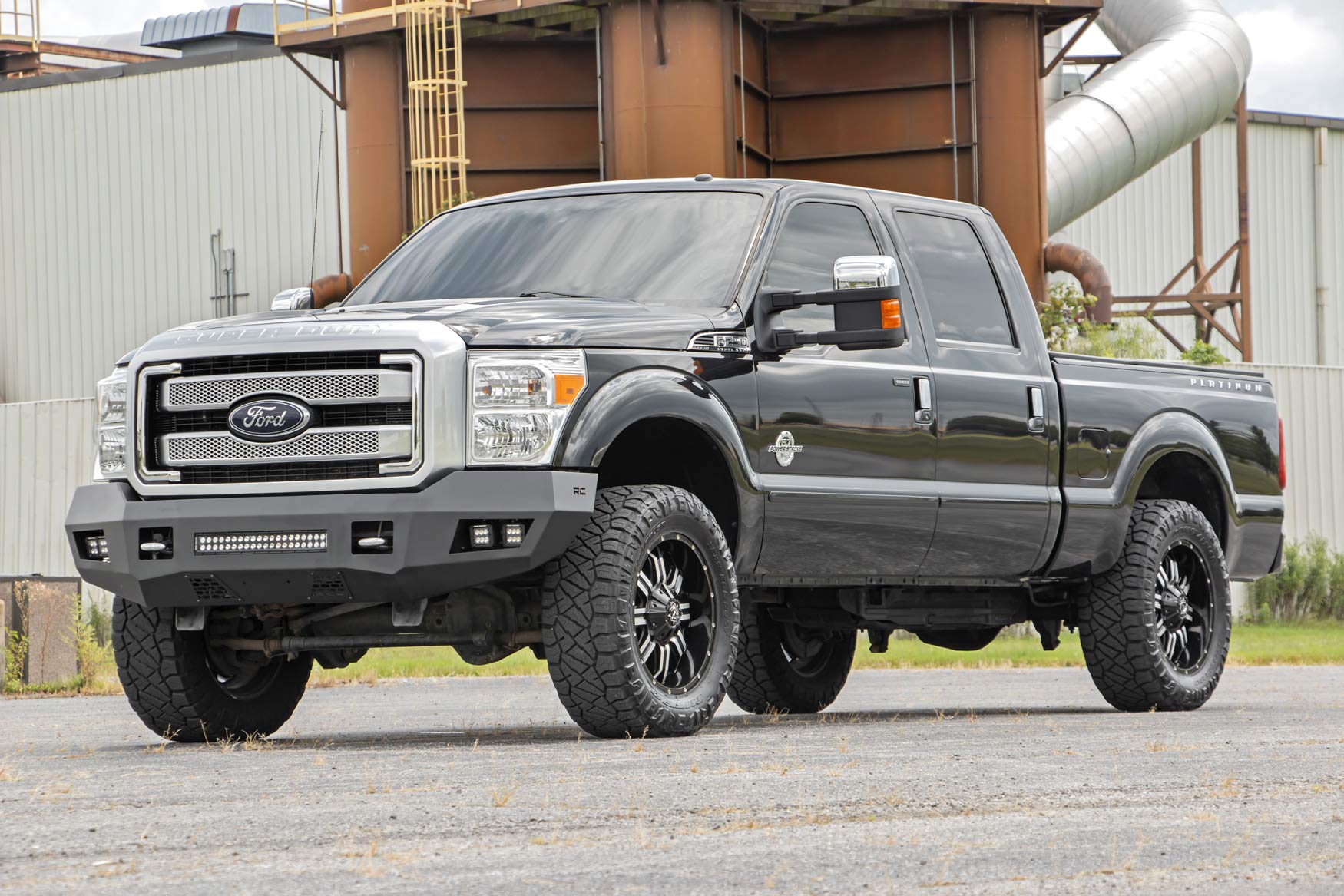 Rough Country LED Heavy Duty Front Bumper for 11-16 Ford Super Duty - 10783
