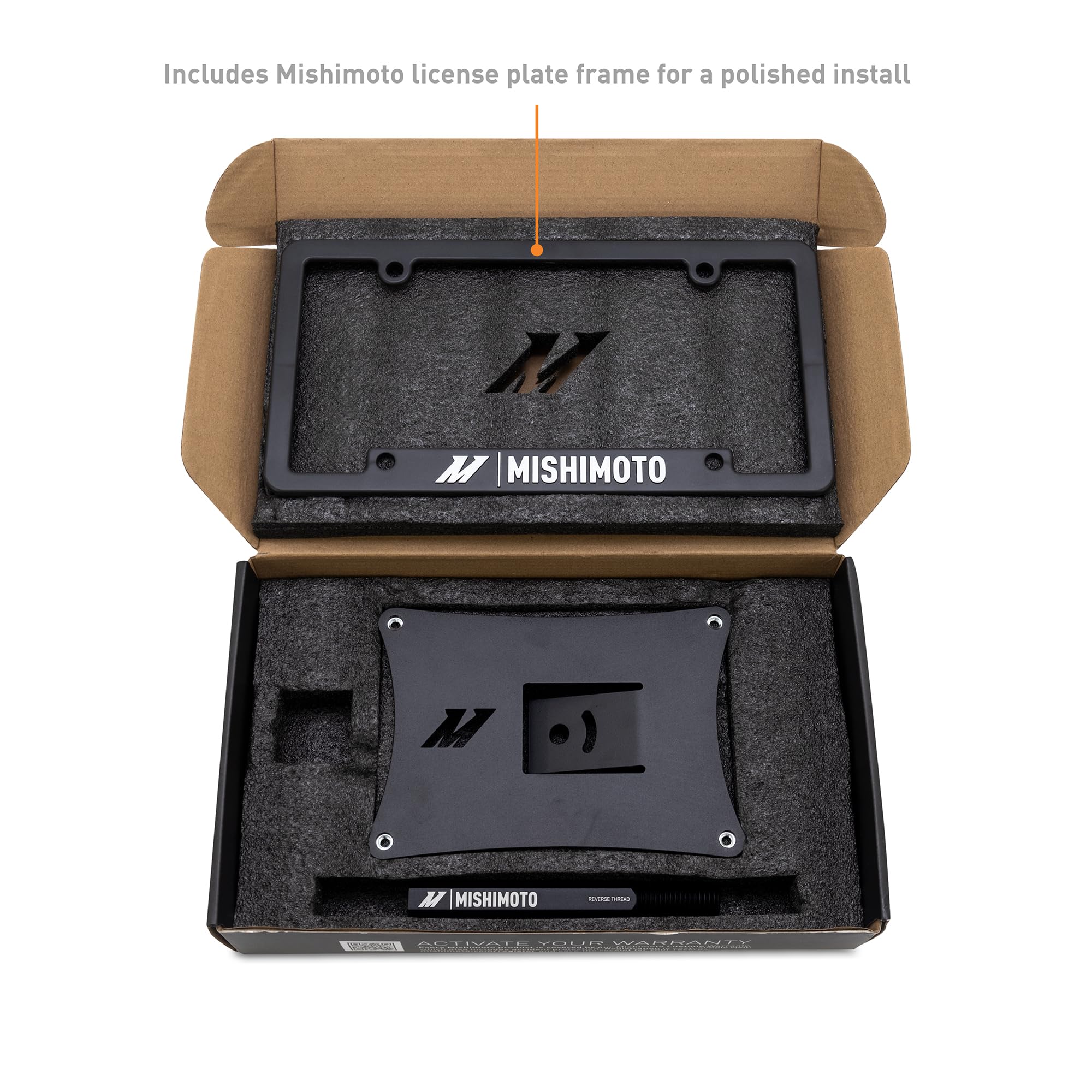Mishimoto Relocation Kit License Plate, Compatible with Tesla Model Y, 2022+