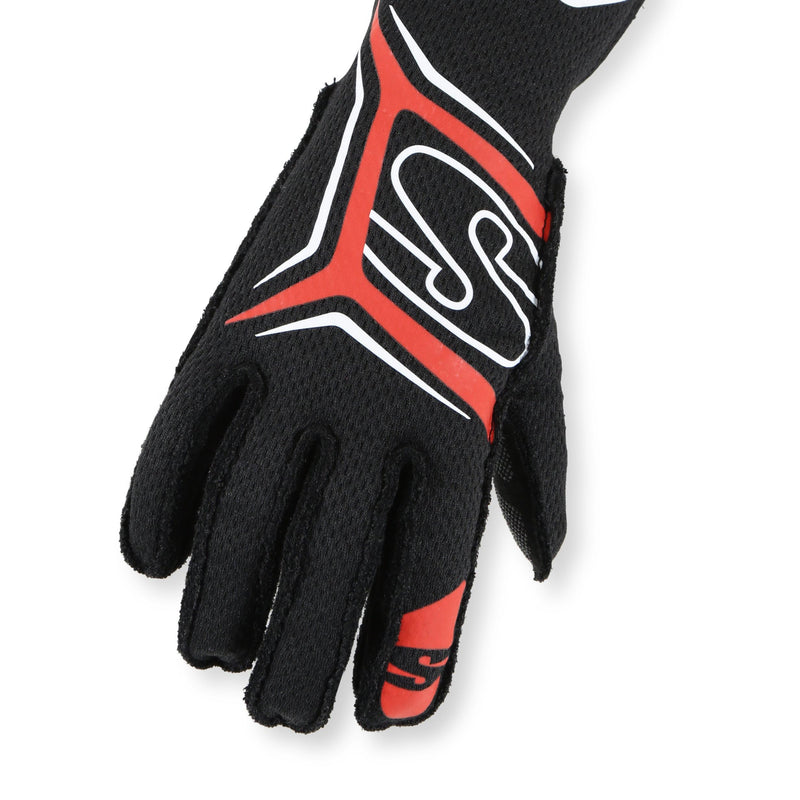 MGMR Simpson Racing Magnata Gloves Black/Red Medium - Pair