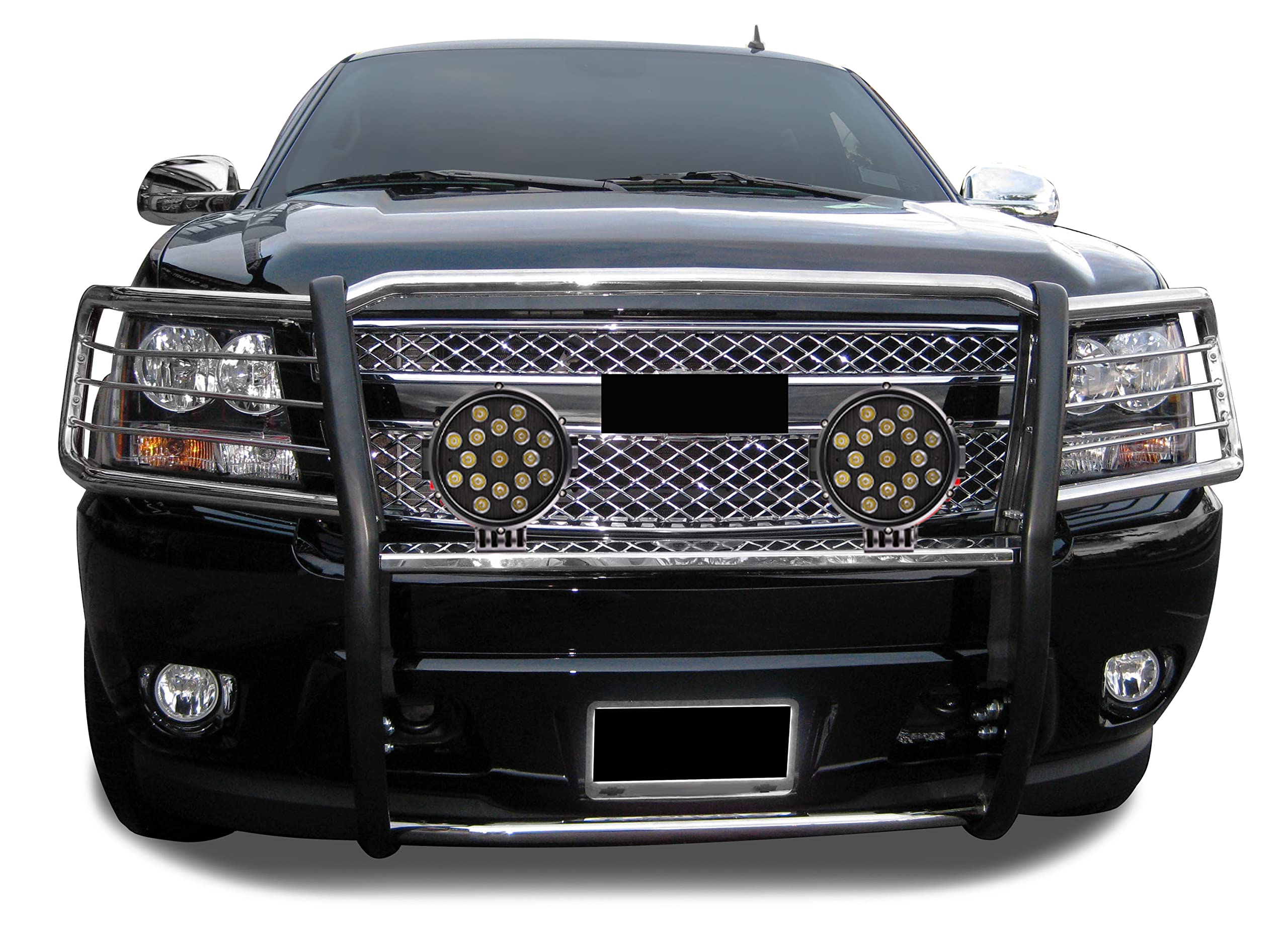 Off Road Black Horse 17A037400MSS Stainless Steel Grille Guard 2007 2013 Chevrolet Avalanche / 2007 2014 Chevrolet Suburban 1500/2007 2014 Chevrolet Tahoe