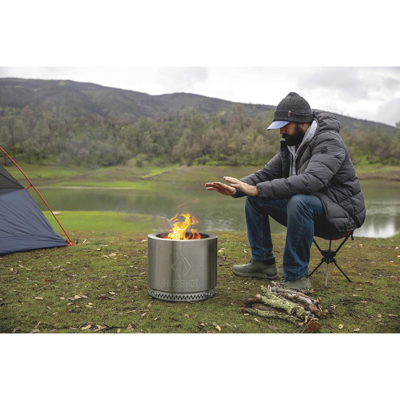 Hotshot GHP Group Traveler Wood Burning Firepit, 15in. Dia. x 12 1/2in.H, Model# 52259