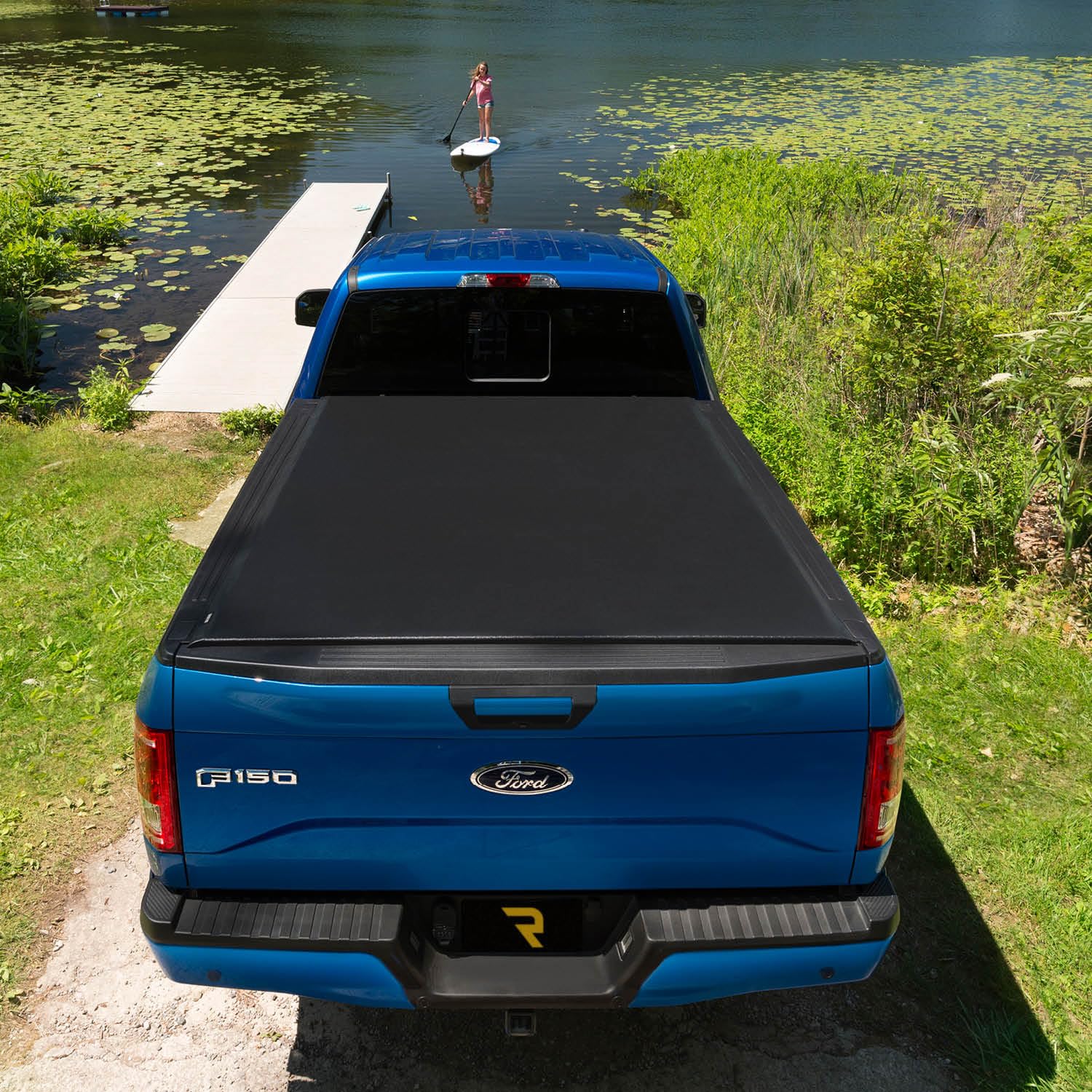 TruXedo RealTruck Lo Pro Soft Roll Up Truck Bed Tonneau Cover | 557101 | Fits 2024 Toyota Tacoma 6' Bed (72")