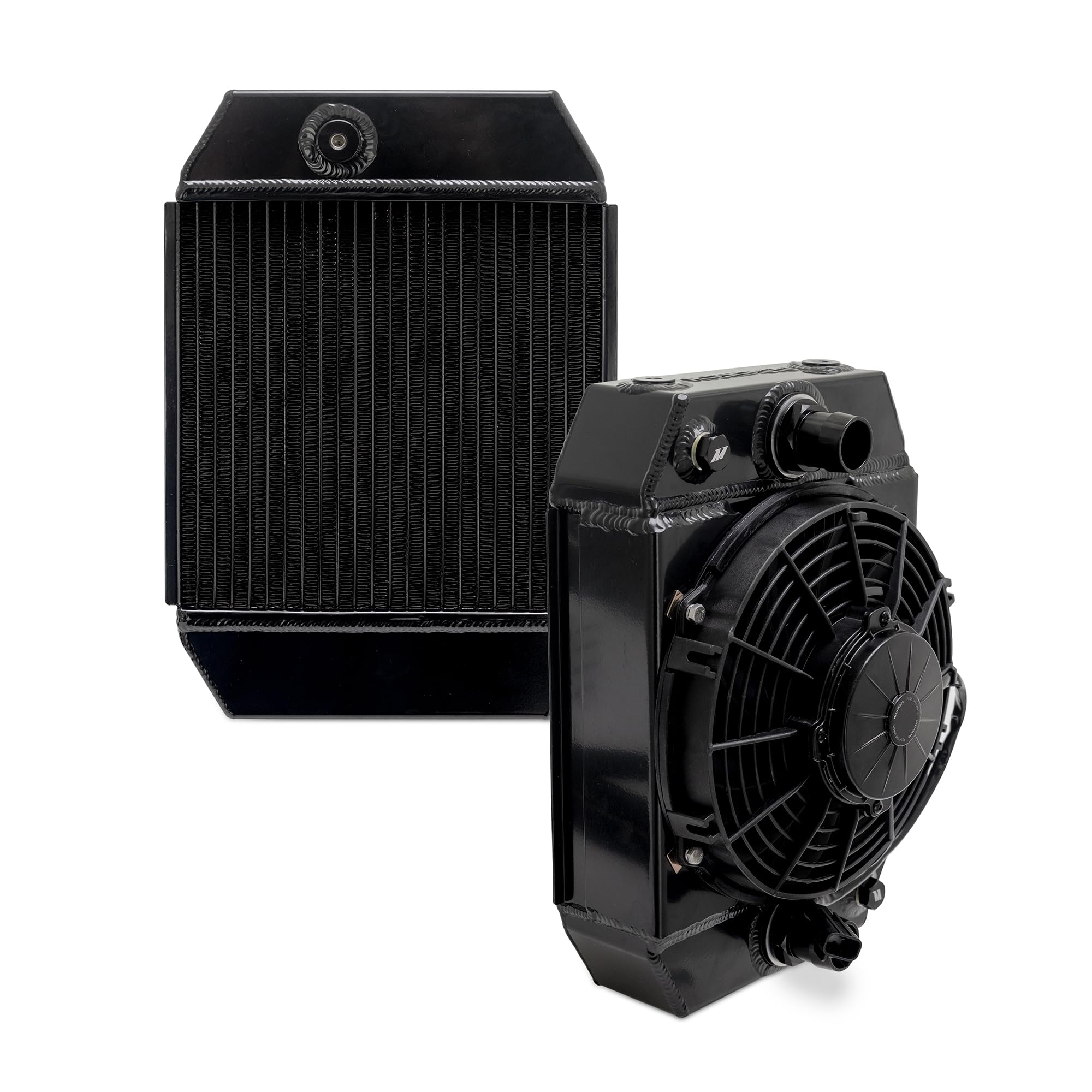 Mishimoto Drag Race Performance Aluminum Radiator, Universal 9", MMRAD-UNI-DRGBK Black