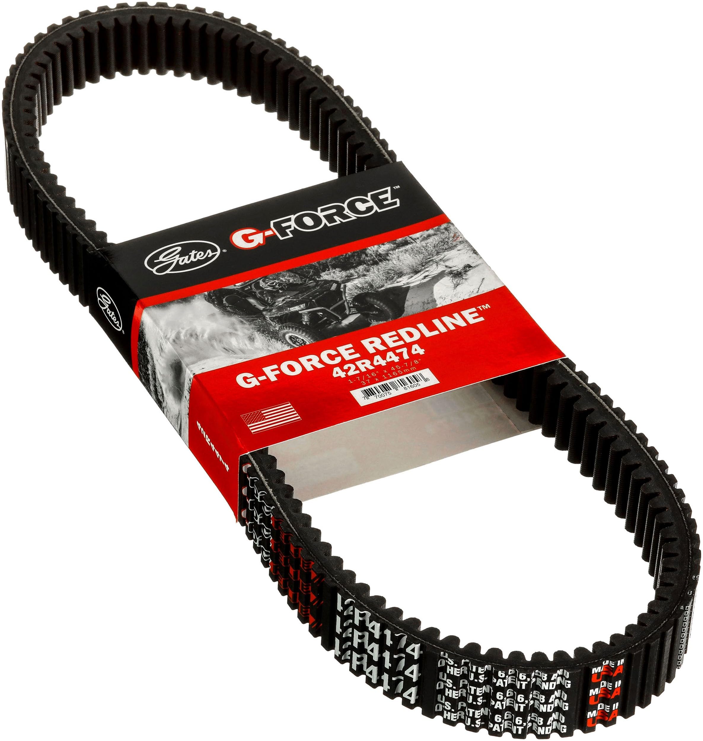G-Force Gates RedLine Continuously Variable Transmission (CVT) Belt 42R4474