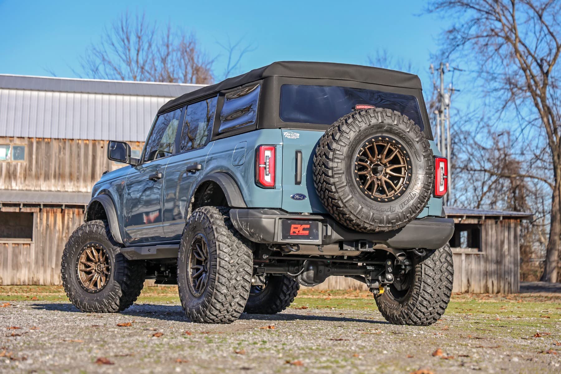 Rough Country 2" Receiver Hitch Class III for Ford Bronco (2021-2025) - Adds 3500LB Towing Capacity, Easy No-Drill Installation