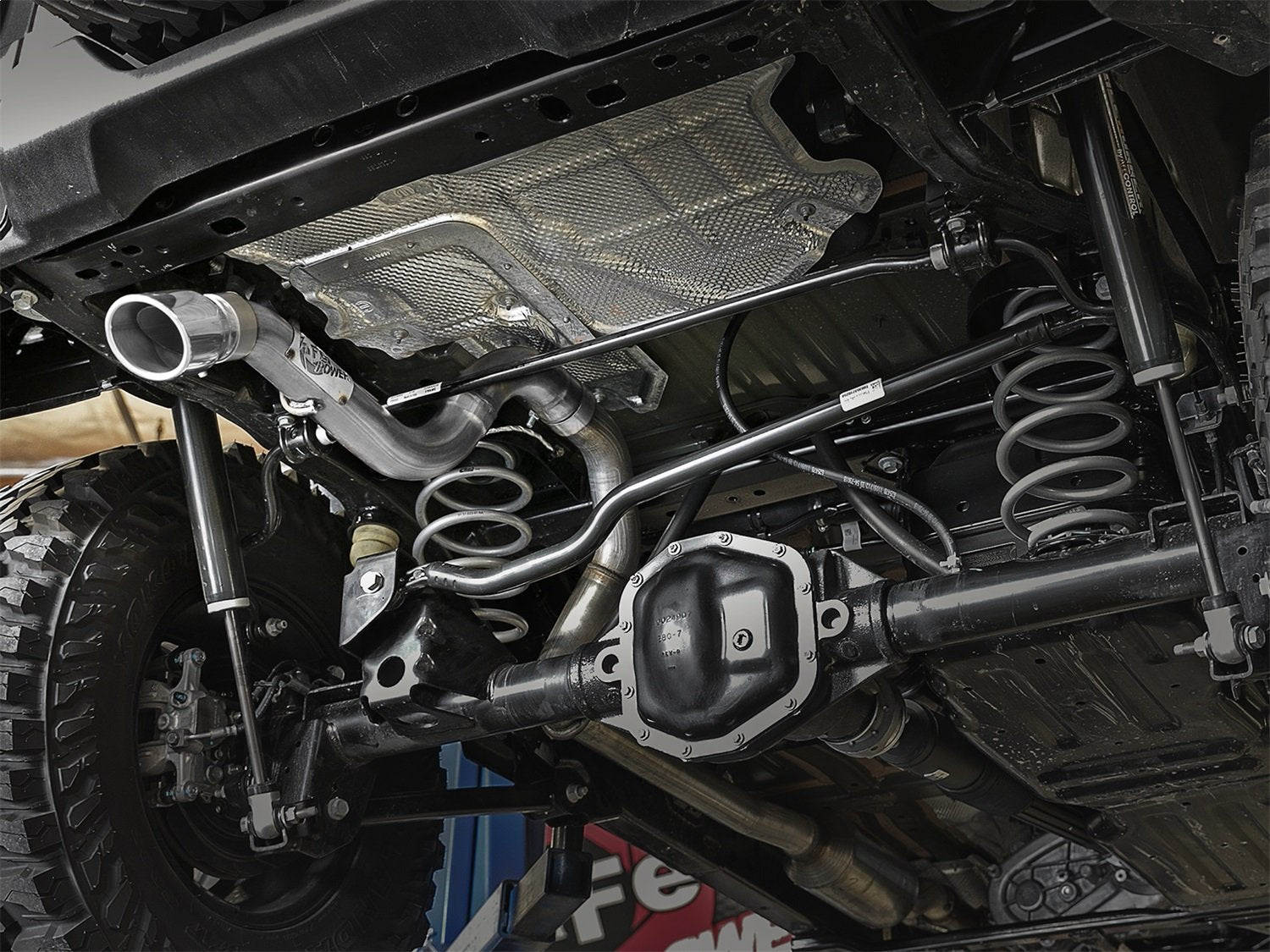 MACH Force-Xp aFe Power 49-48070-1P Exhaust System w/Polished Axle-Back Tip