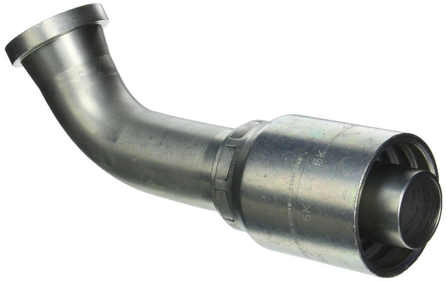 GlobalSpiral Series Gates MAX Pressure Couplings, Caterpillar Style O-Ring Flange, 60 Degree Bent Tube, 2" ID 32GSM-32FLC60-083