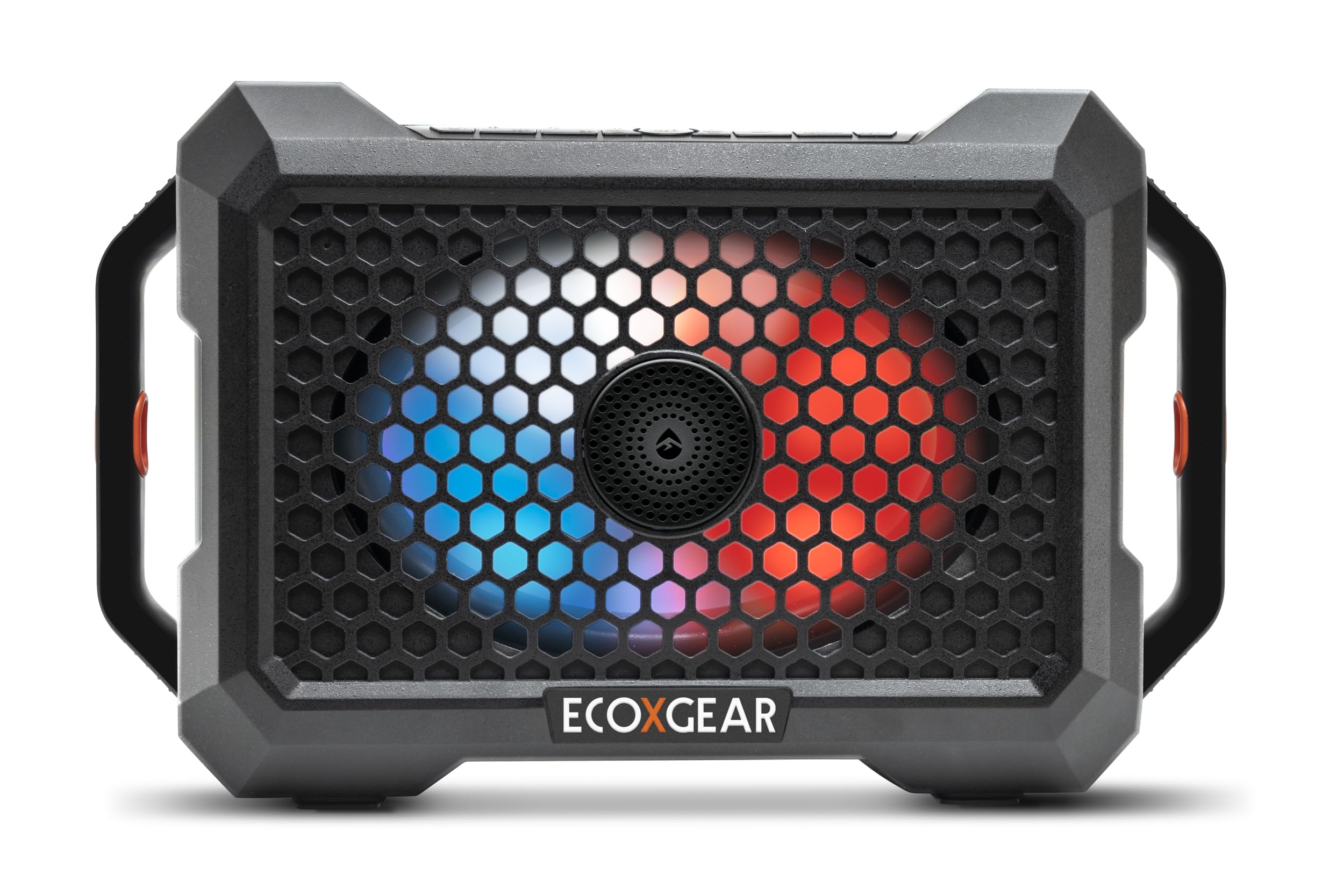 Outdoor ECOXGEAR Defender: Portable Bluetooth Speaker, 121dB Massive Sound, Waterproof and Drop Proof, with LED Party Lights, Pair up to 100, 25+ Hours Playtime (Emerald Bay)