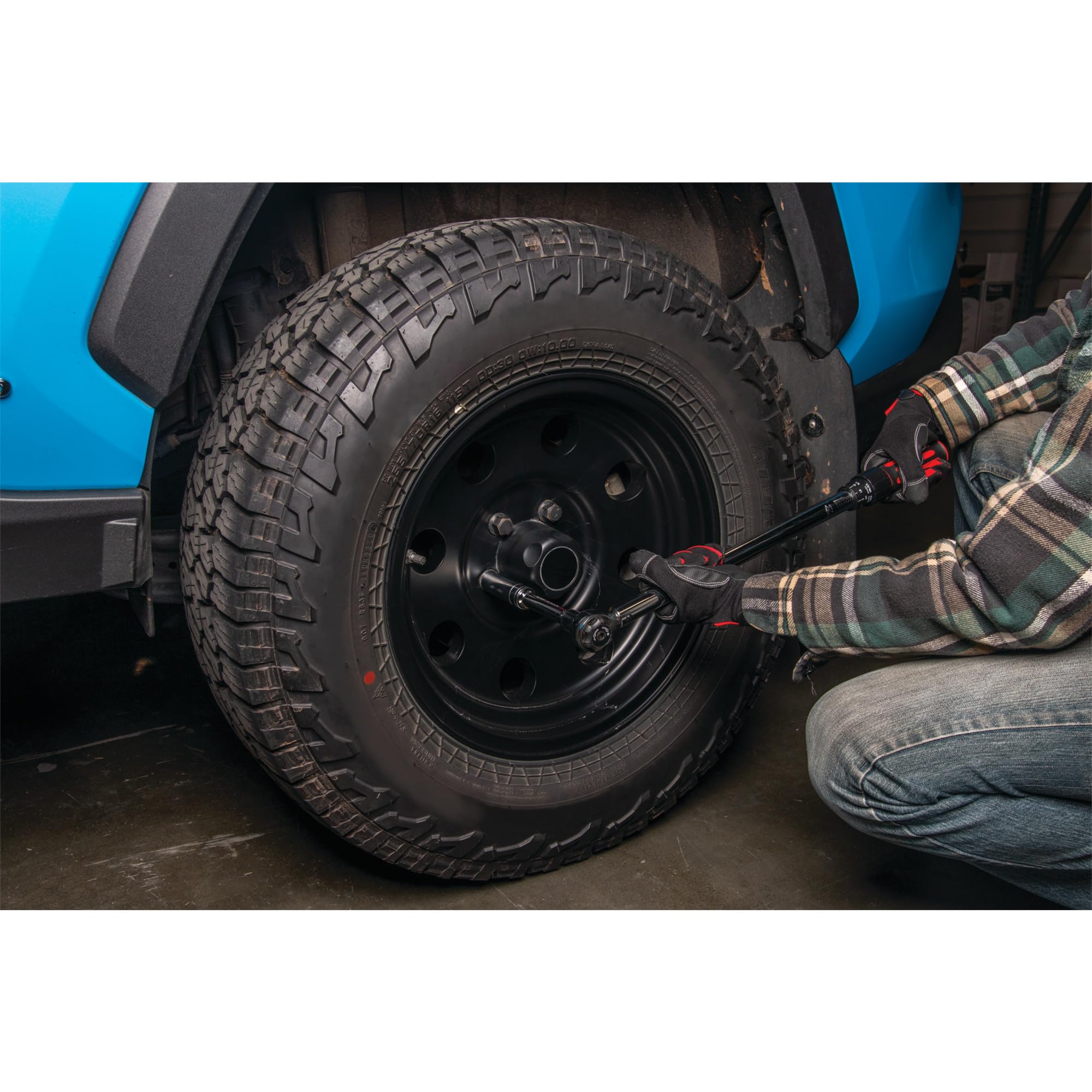 M199 Performance Tool 1/2-Inch Drive Click Torque Wrench With Patented Torque Adjusting Locking Collar (25 to 250 ft/lb)