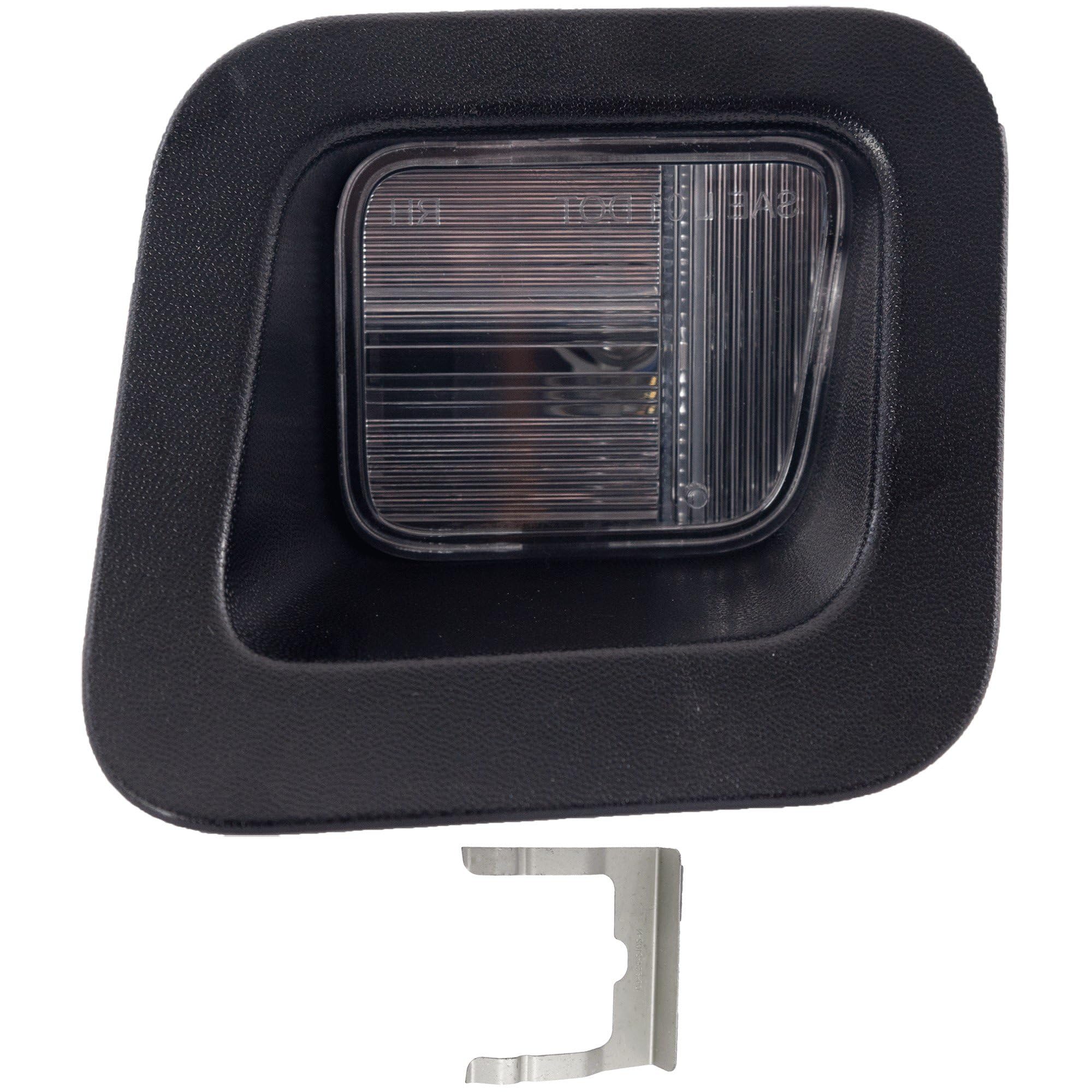 Go-Parts - License Light Assembly for 2003-2022 Dodge Ram 1500 Classic - Left (Driver) (CAPA Certified) Replacement CH2870102C CH2870102C 2004 2005 2006 2007 2008 2009 2010 2011 2012 2013 2014
