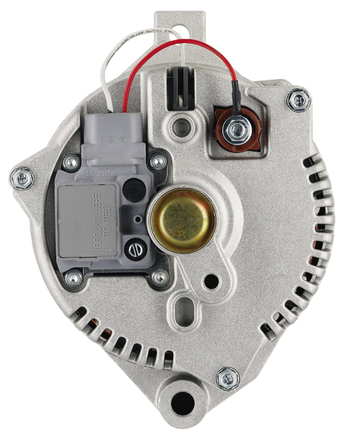 Alt Ford Powermaster 3G Natural 200A 6 grv Pulley Large Frame Str MTG Unthreaded MTG Ear 1-Wire