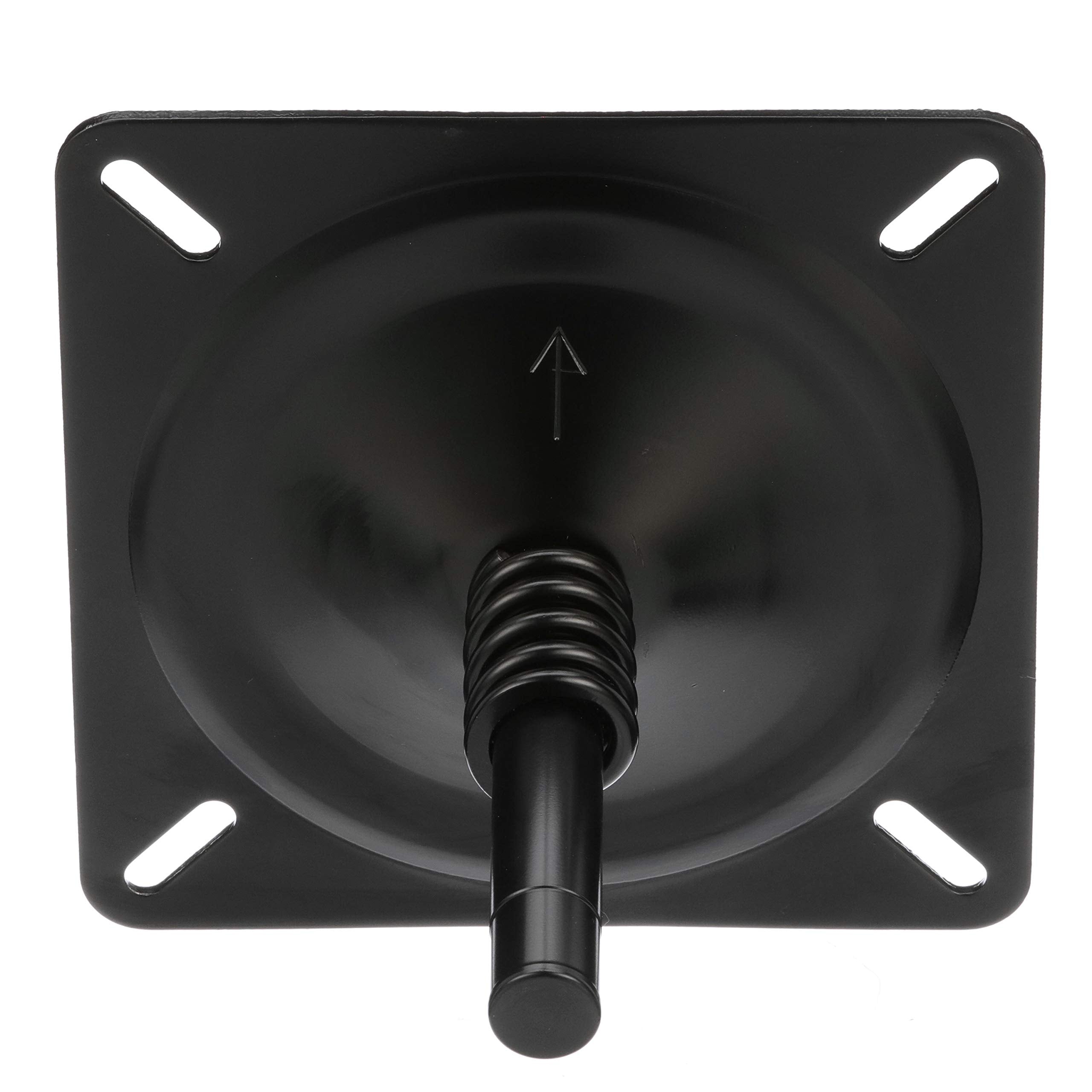 Attwood 3/4" Lock'N-Pin Seat Mount, Zinc Plated Steel, 2-3/4" Steel with Spring
