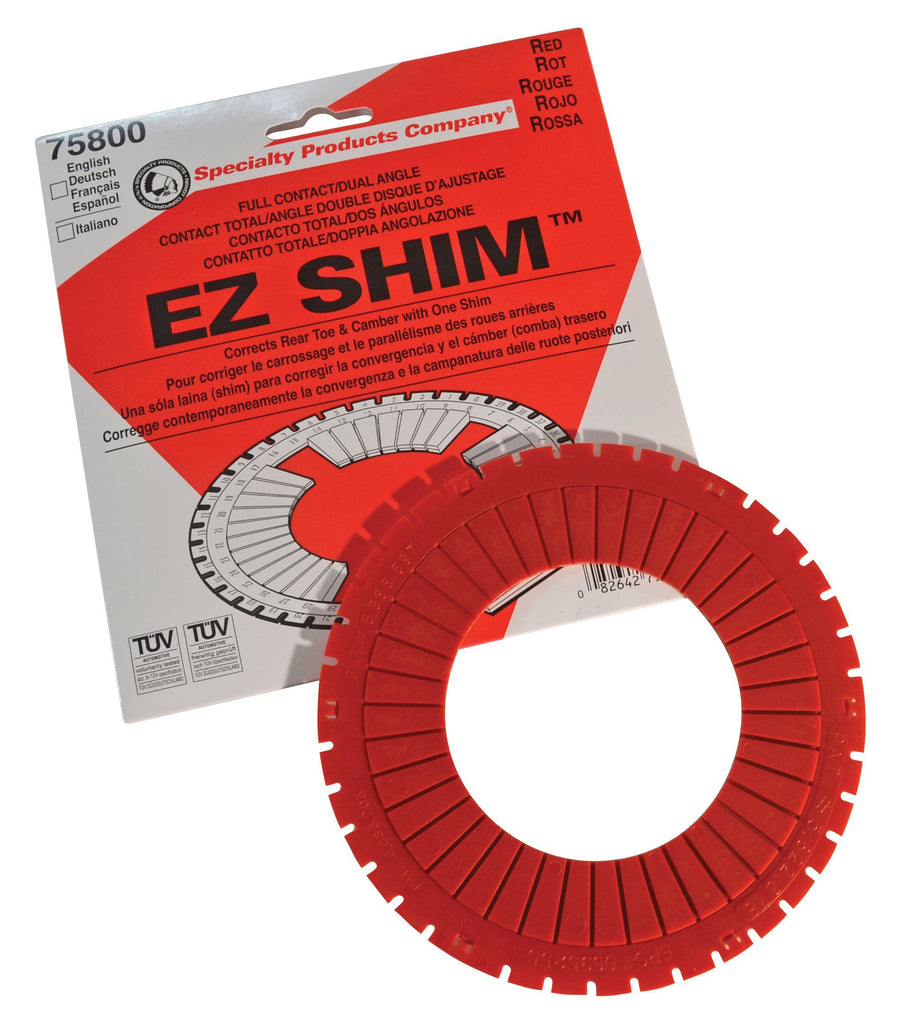 EZ Shim SPC Performance Dual Angle Camber/Toe Shim (Red)