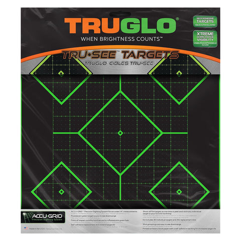 TRUGLO 5-Diamond TRU-SEE Reactive Splatter Target