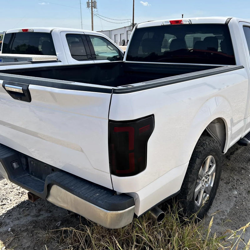 Black Smoke LED Tail Lights Spec-D Tuning Compatible with 2015-2020 Ford F150 F-150 Truck, Left + Right Pair Assembly