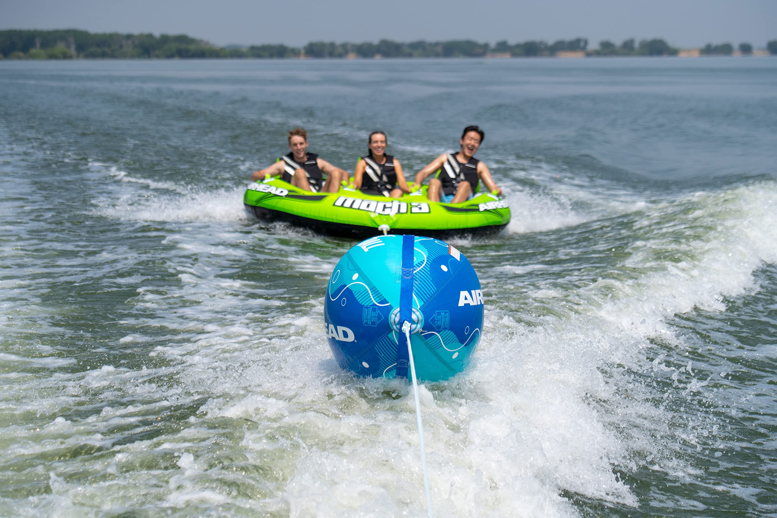 Airhead Booster Ball AHBB-2030D 4-Rider - 60',Blue